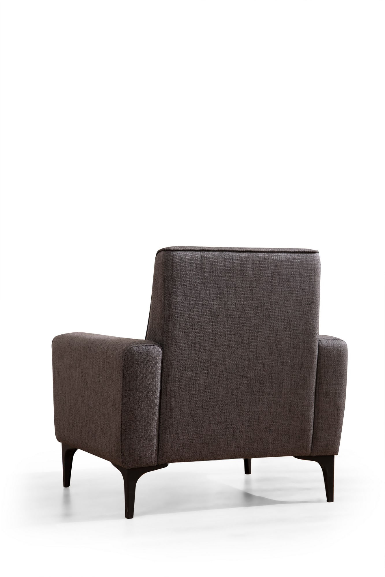 Fotoliu, Atelier Del Sofa, lemn fag si pal, gri inchis, 90x85x77 cm — imaginea 2