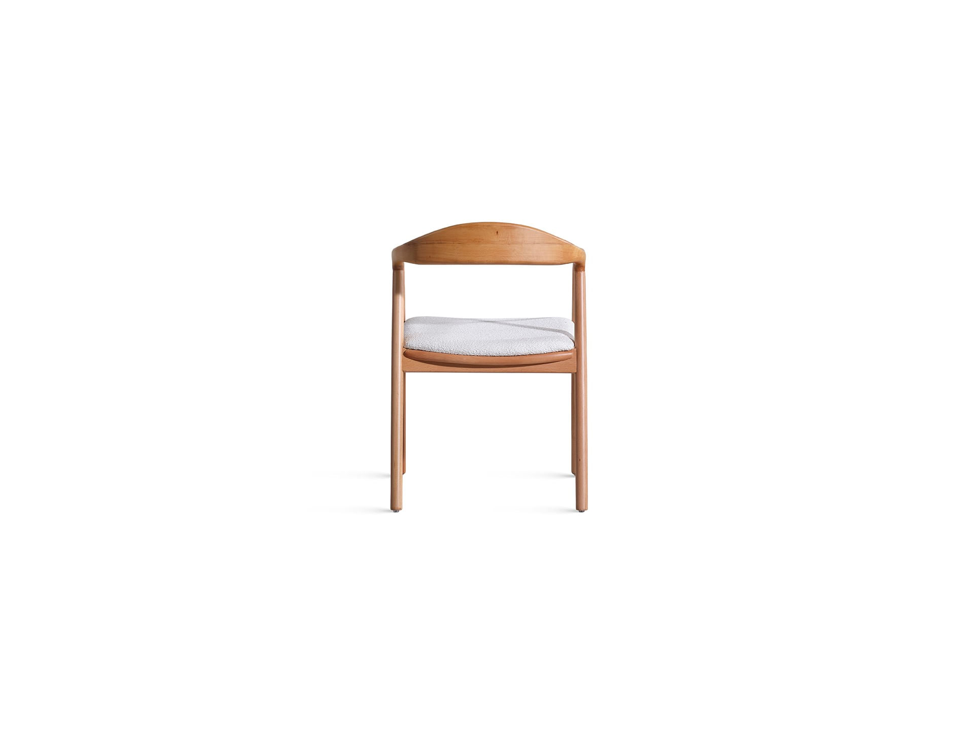 Fotoliu, Hanah Home, lemn de fag, tesatura teddy, natural, 54x68x76 cm — imaginea 5