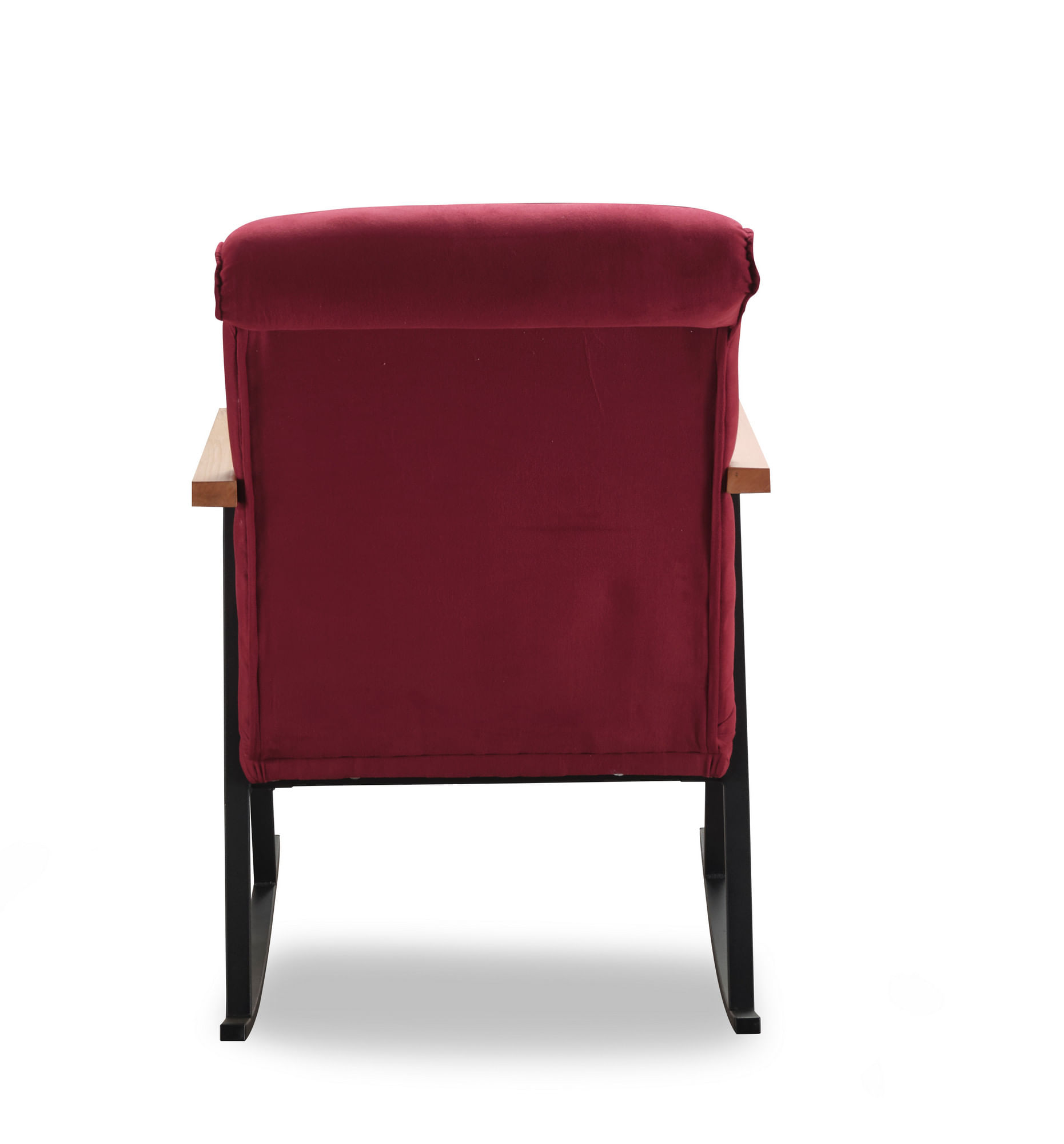 Fotoliu balansoar, Hanah Home, metal, maro, 65x55x44 cm — imaginea 3