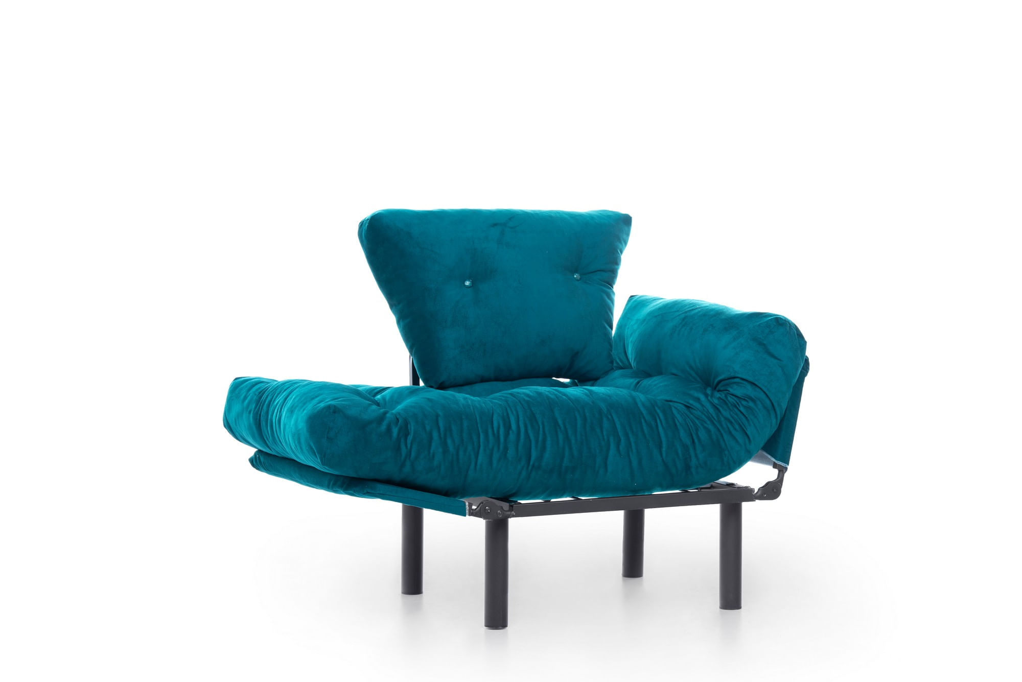 Fotoliu, Hanah Home, metal, verde petrol, 95x85x70 cm — imaginea 14