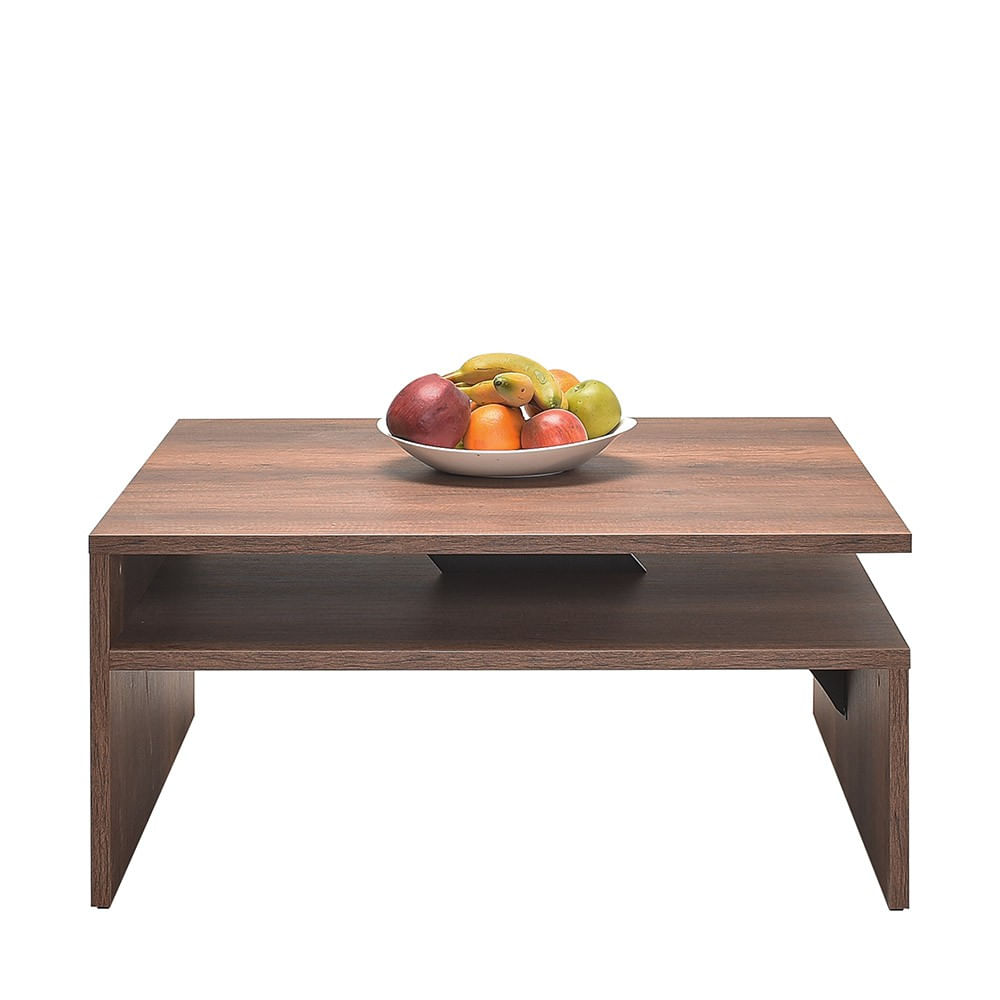 Masuta de cafea, Hanah Home, pal melaminat, nuc, 90x90x42 cm, 479ADR1806 — imaginea 5
