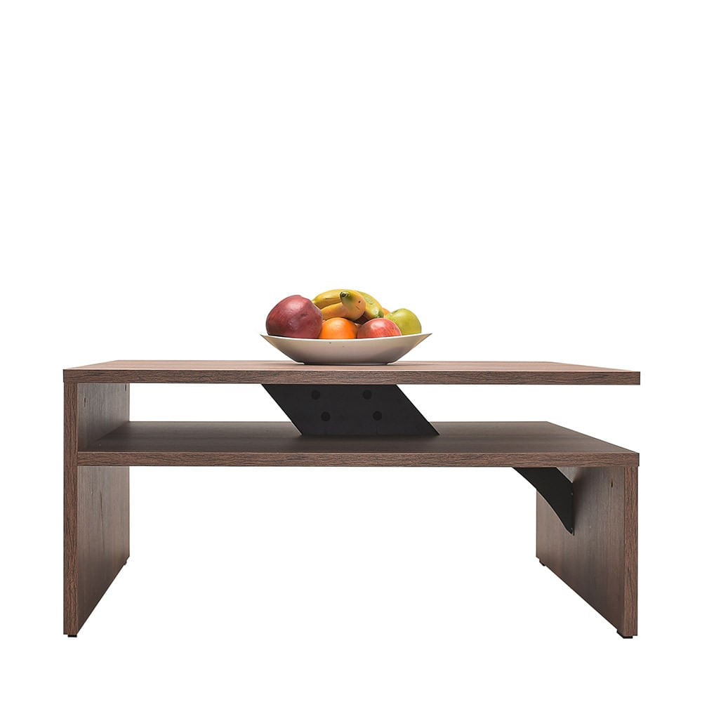 Masuta de cafea, Hanah Home, pal melaminat, nuc, 90x90x42 cm, 479ADR1806 — imaginea 7