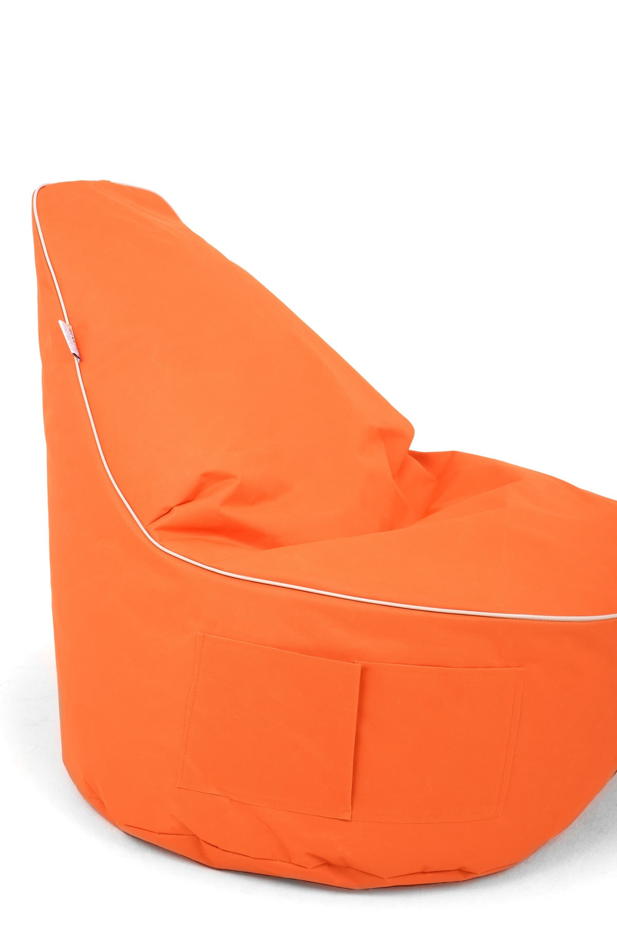 Fotoliu puf, Atelier Del Sofa, poliester impermeabil, portocaliu, 80x75x30 cm — imaginea 4