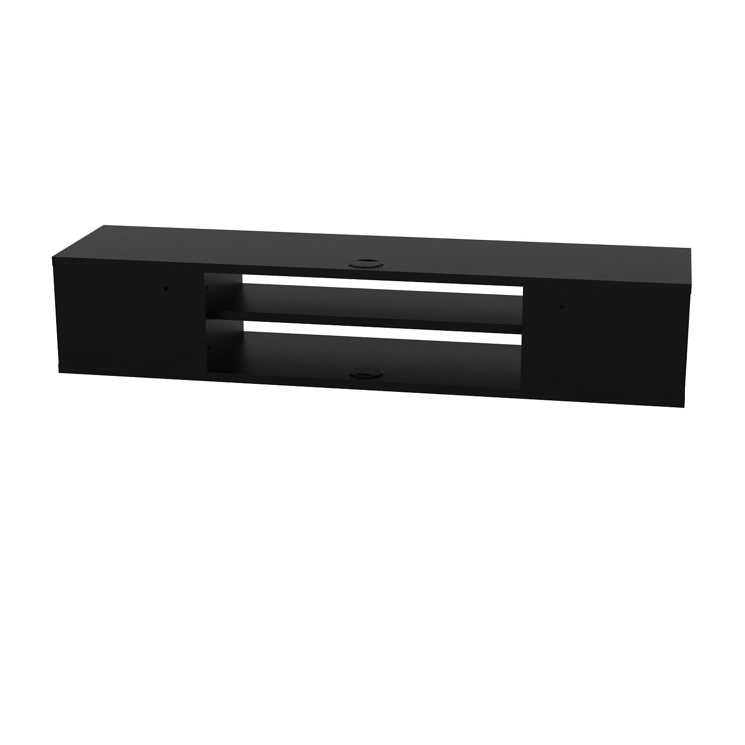 Suport tv, Hanah Home, pal melaminat, negru, 120x23x29.5 cm — imaginea 4