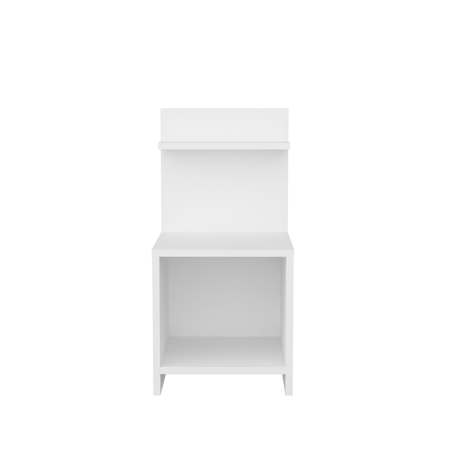 Noptiera, Hanah Home, pal melaminat, alb, 35.6x37.4x72 cm — imaginea 6
