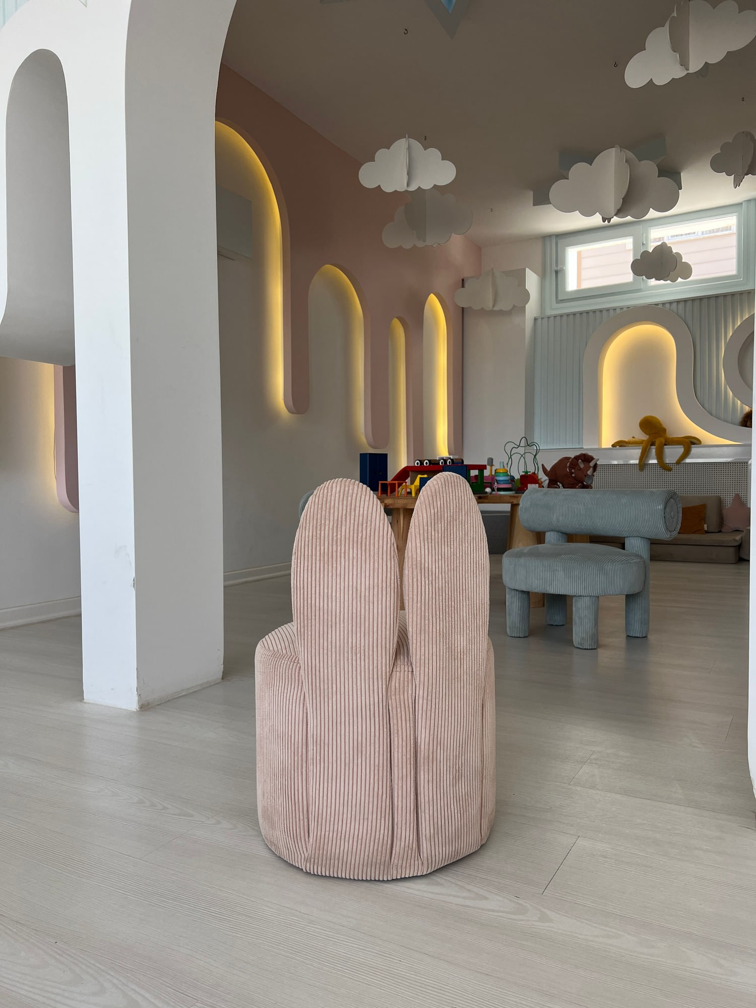 Fotoliu, Atelier Del Sofa, poliester, roz, 39x39x58 cm — imaginea 4