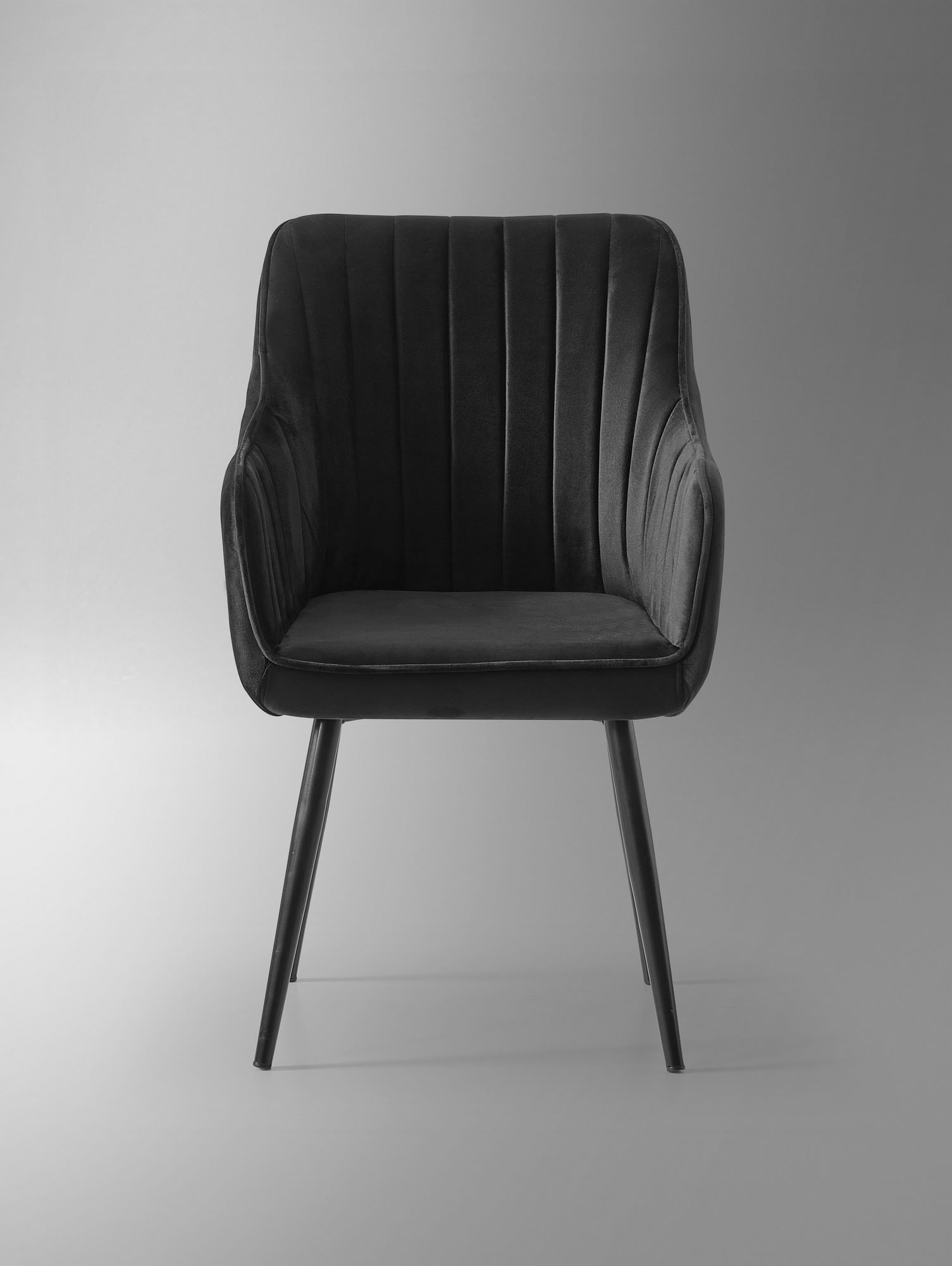 Set fotolii, Hanah Home, mdf, negru, 46x44x89 cm, 2 bucati — imaginea 2