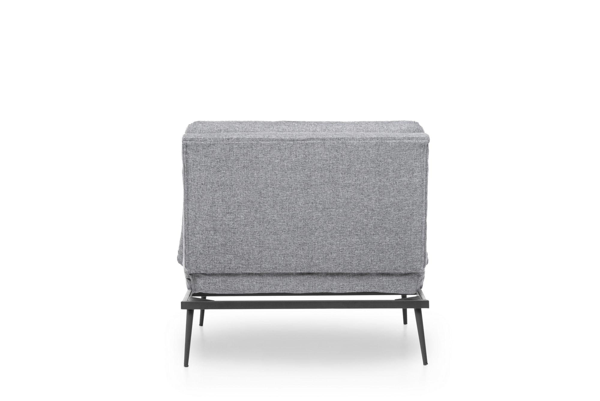 Fotoliu, Hanah Home, metal, tesatura in, gri, 90x95x90 cm — imaginea 2