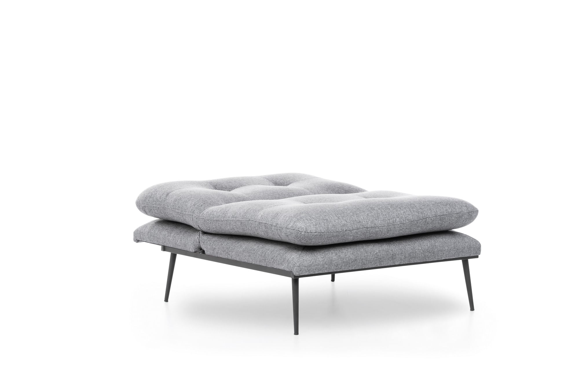 Fotoliu, Hanah Home, metal, tesatura in, gri, 90x95x90 cm — imaginea 8