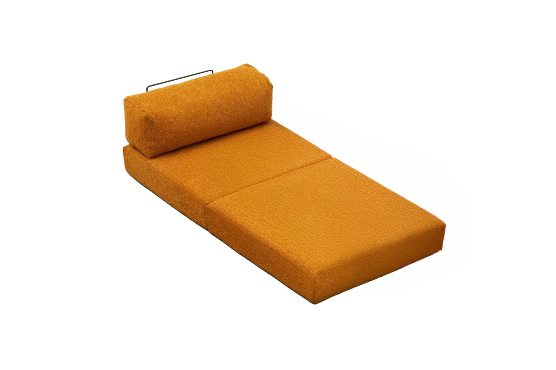 Fotoliu, Atelier Del Sofa, chenille, portocaliu, 95x75x95 cm — imaginea 7