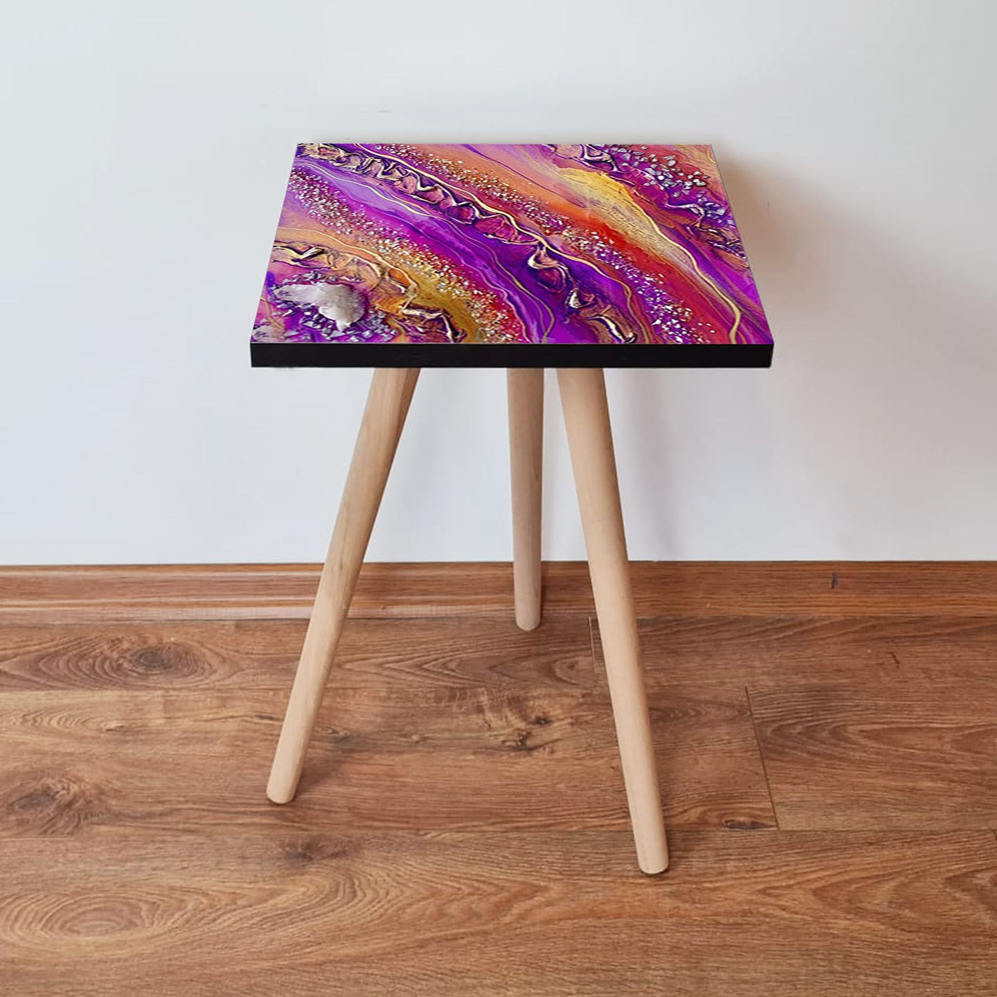 Masuta laterala, Hanah Home, mdf, multicolor, 35x35x42 cm, 481LNA1692