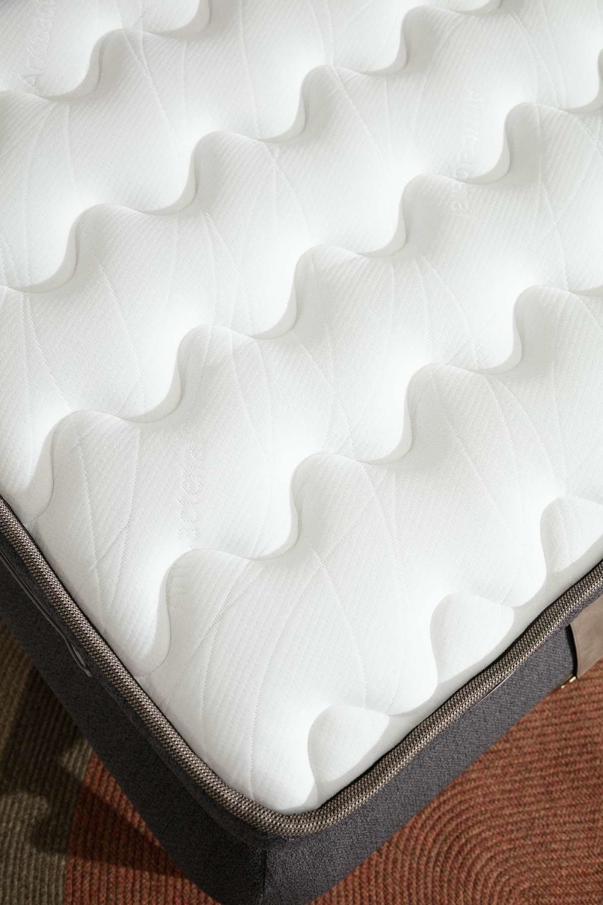 Saltea, Hanah Home, poliester, gri inchis, 90x190 cm — imaginea 3