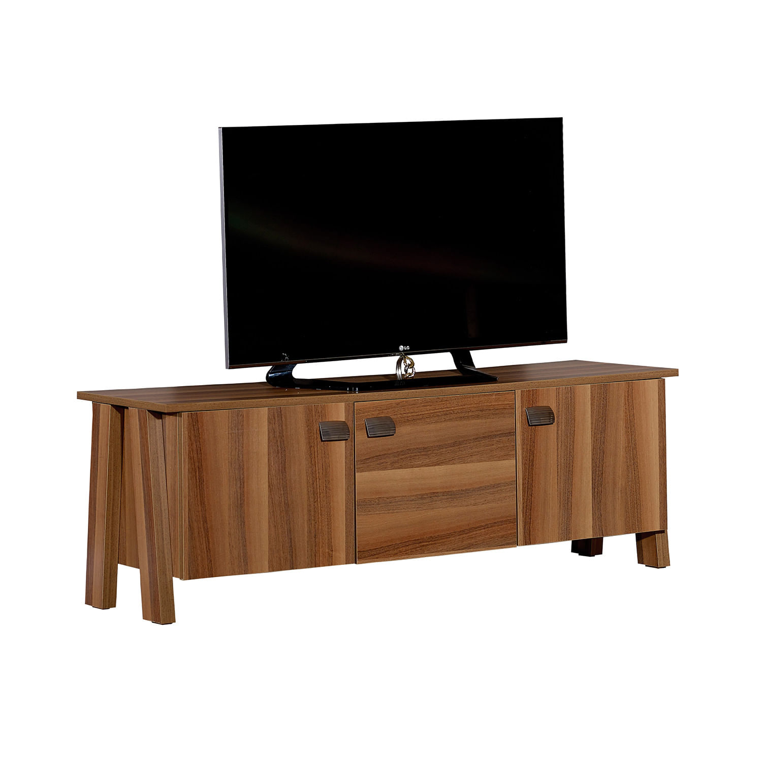 Comoda tv, Hanah Home, pal melaminat, maro, 144x45x50 cm — imaginea 3