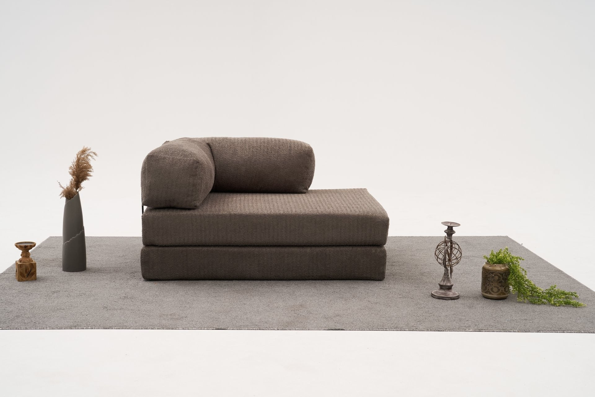 Canapea 2 locuri, Atelier Del Sofa, 100% chenille, gri, 140x75x95 cm — imaginea 7