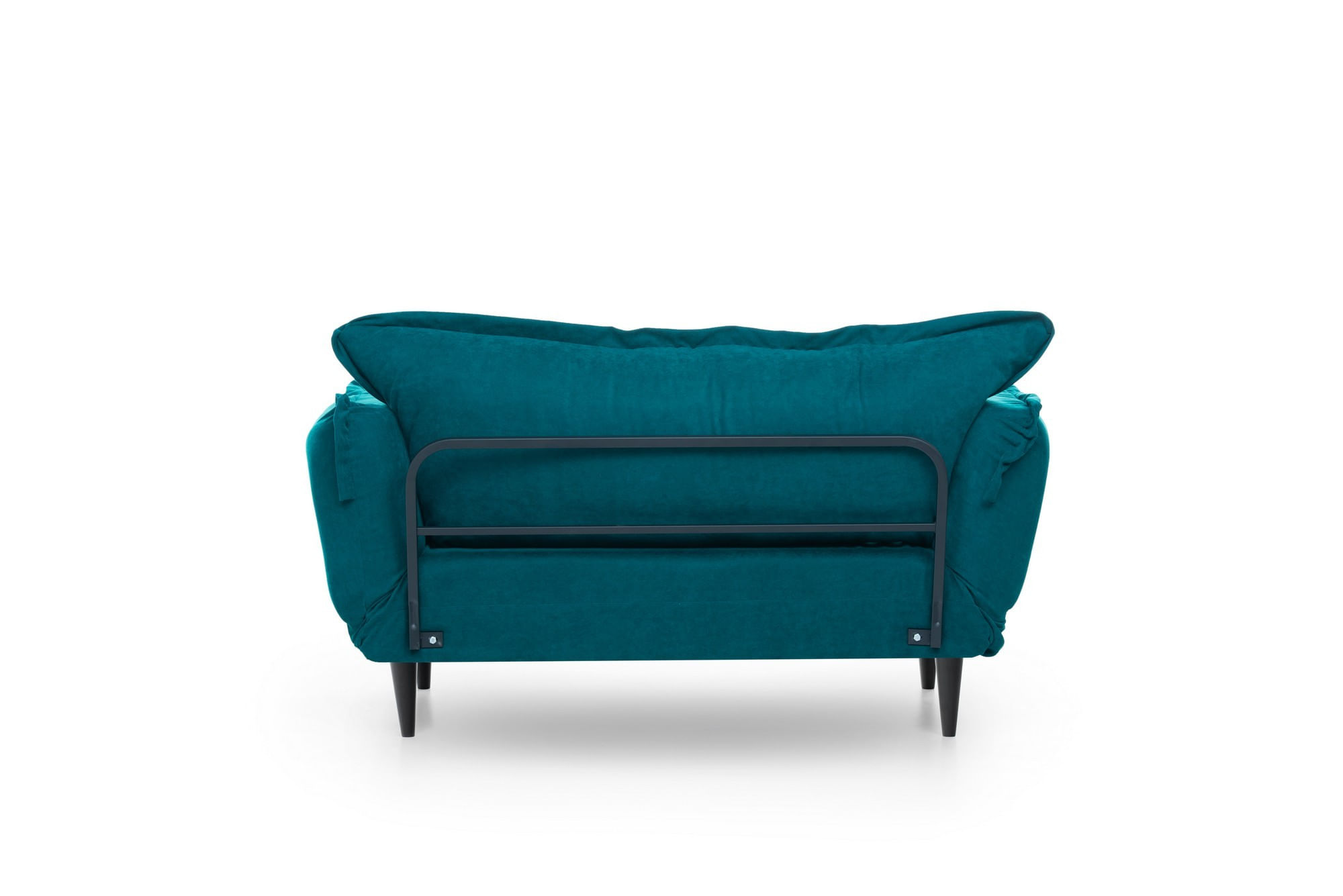 Canapea extensibila, Hanah Home, stofa, verde petrol, 150x85x60 cm — imaginea 5