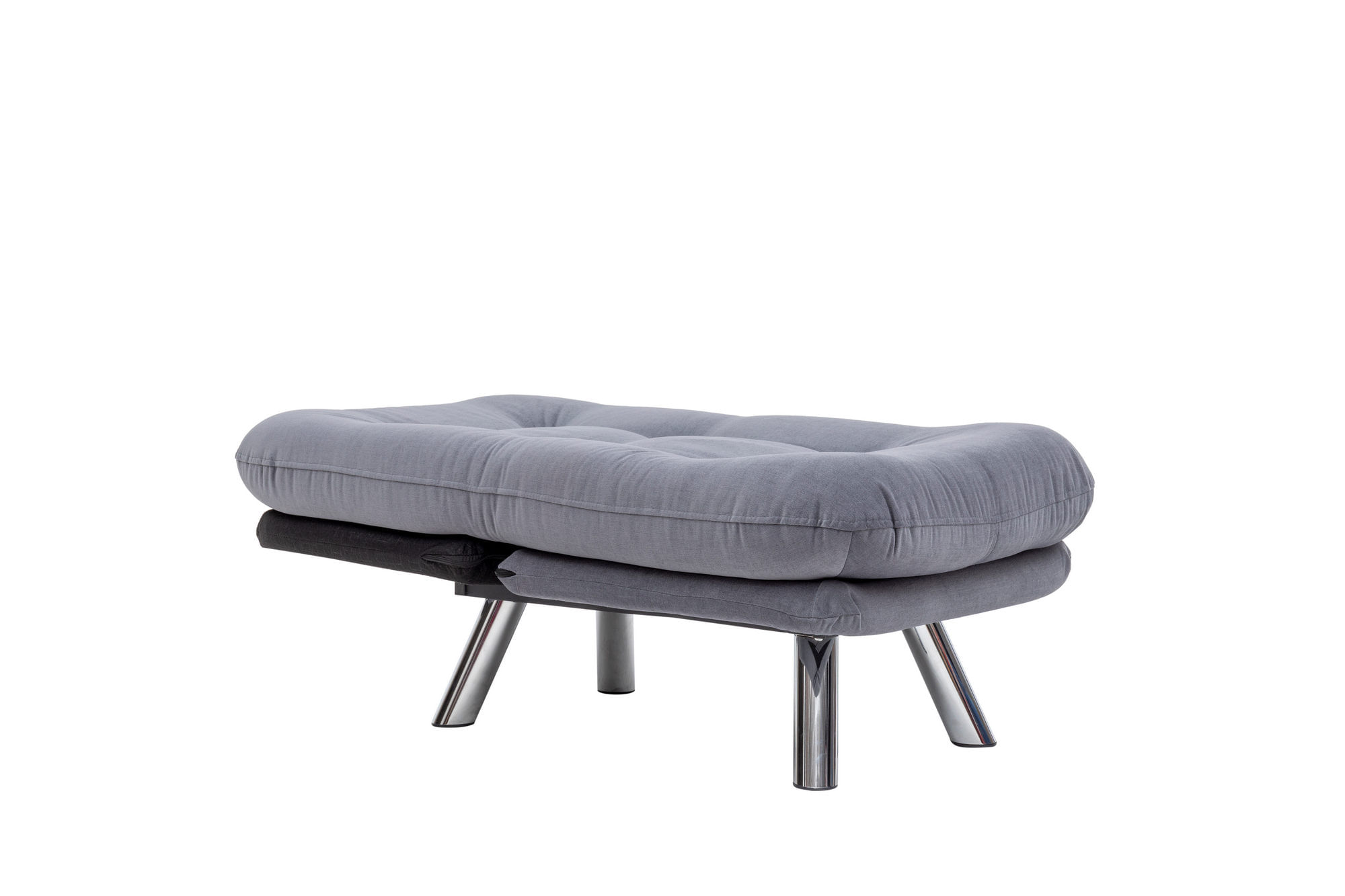 Canapea extensibila, Atelier Del Sofa, metal, gri, 110x70 cm — imaginea 2