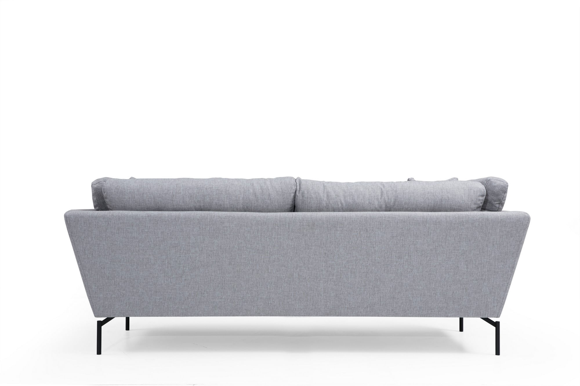 Canapea 3 locuri, Hanah Home, cadru lemn fag si pal, gri, 214x90x84 cm — imaginea 5
