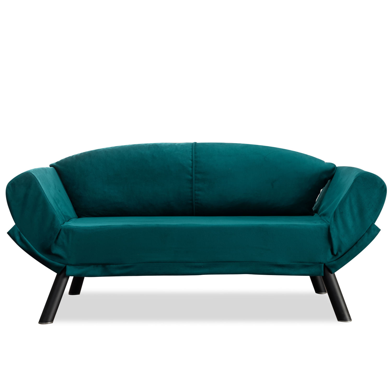 Canapea extensibila, Hanah Home, metal, albastru petrol, 177x87x75 cm — imaginea 6