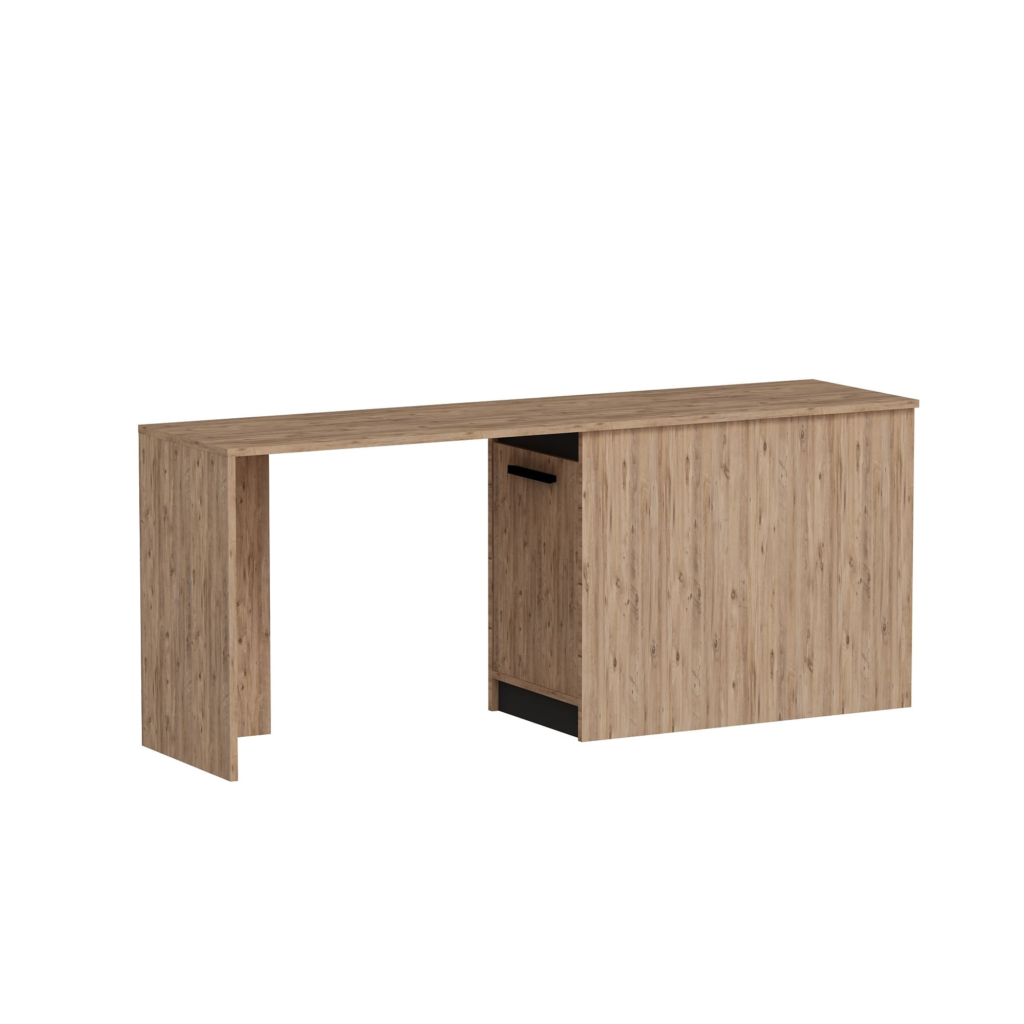 Birou, Hanah Home, pal melaminat, pin atlantic si antracit, 180x73.8x47 cm — imaginea 2