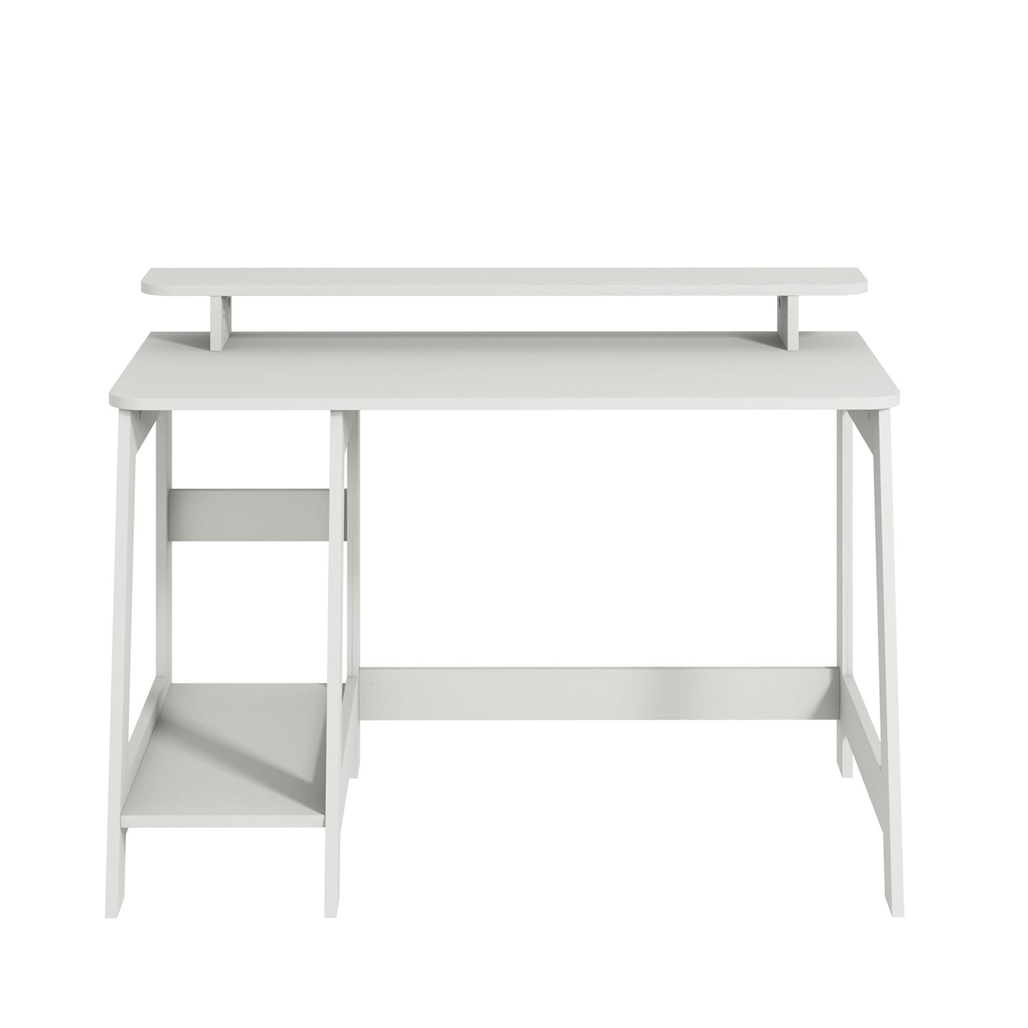 Birou de studiu, Hanah Home, pal melaminat, alb, 120x60x73 cm