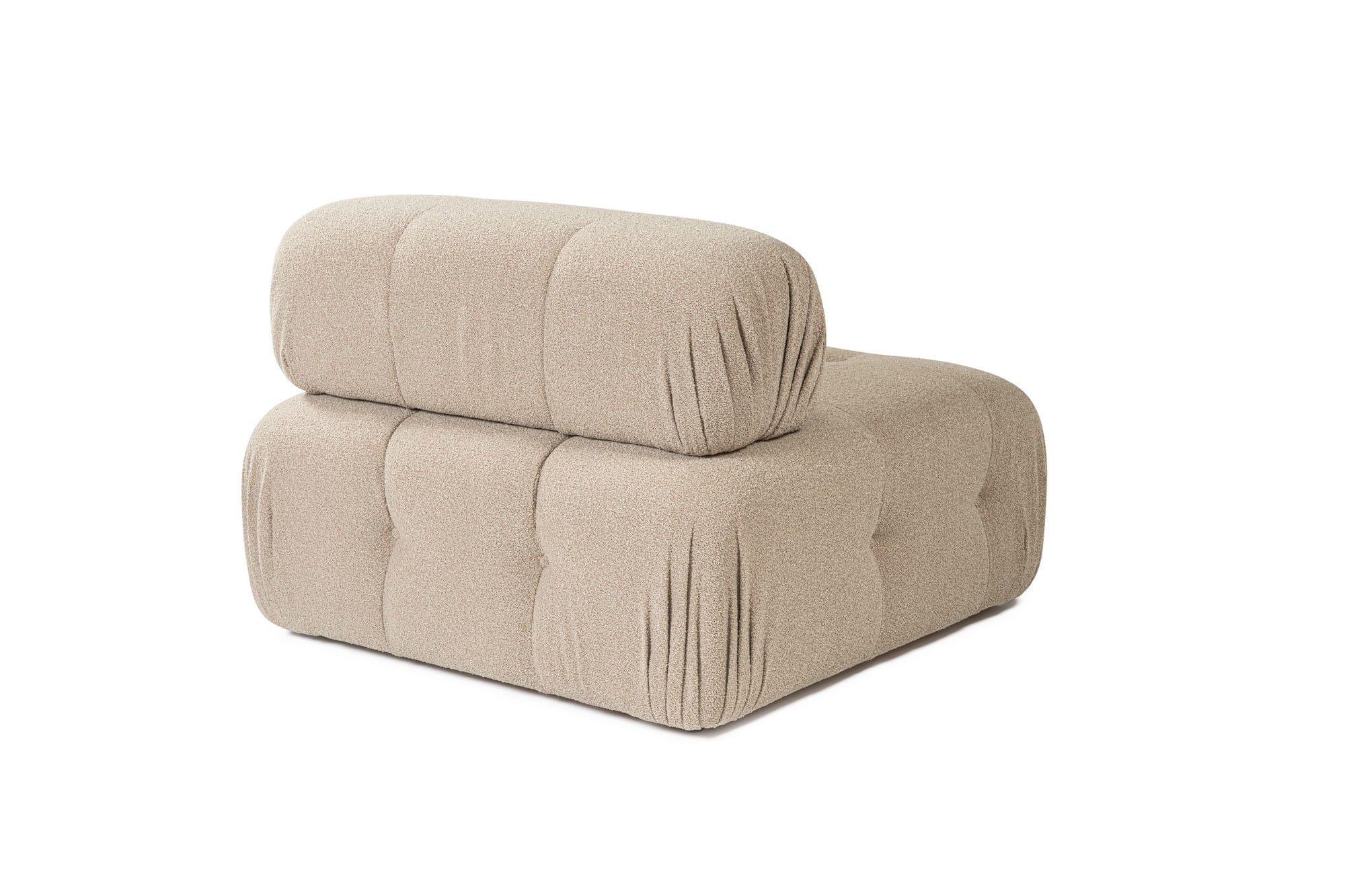 Canapea 1 loc, Atelier Del Sofa, lemn de fag si pal, piersic, 100x100x80 cm — imaginea 11