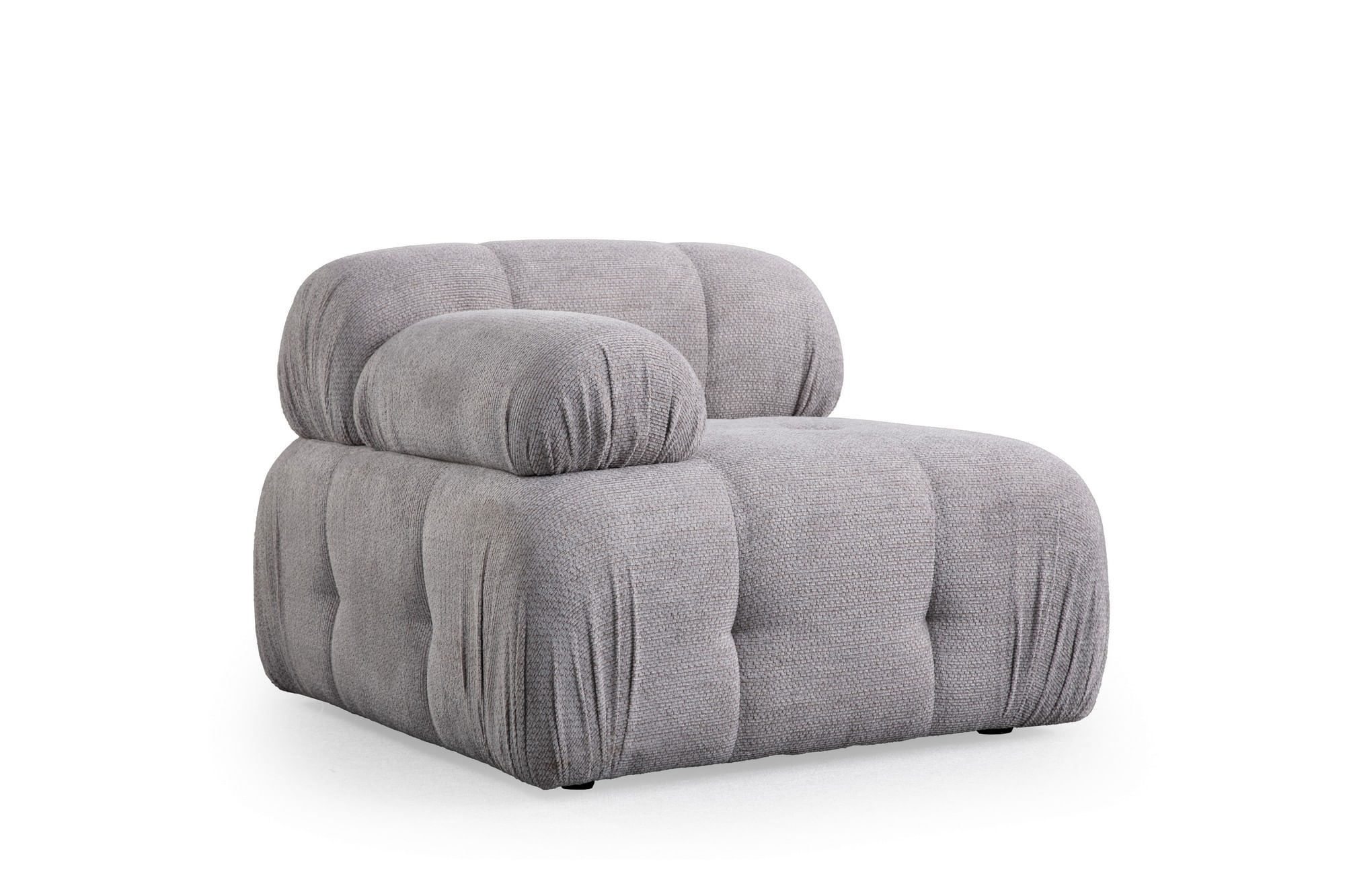 Canapea 2 locuri, Atelier Del Sofa, lemn fag si pal, gri deschis, 190x95x75 cm — imaginea 8