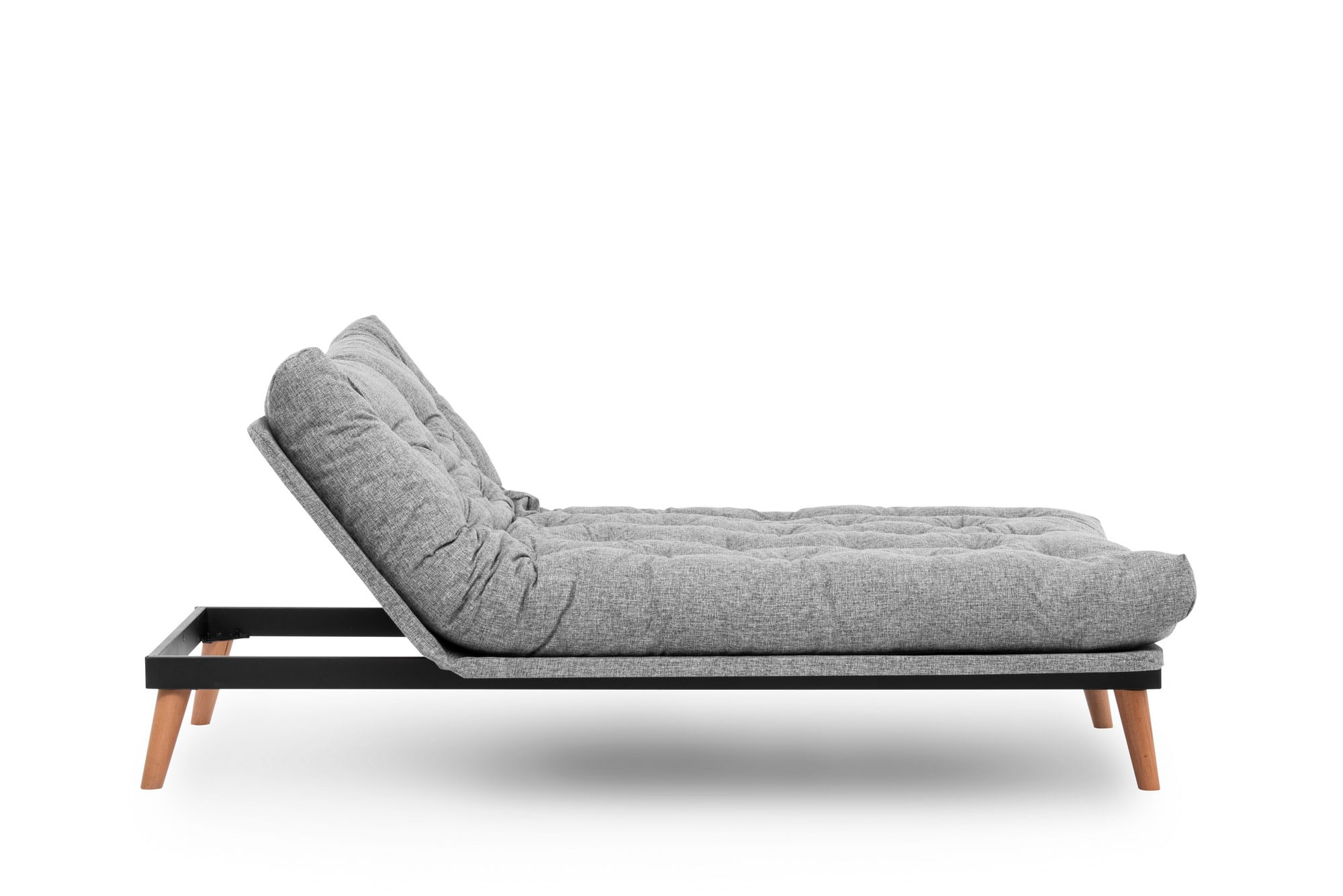 Canapea extensibila, Atelier Del Sofa, stofa in, gri deschis, 185x82x92 cm — imaginea 5