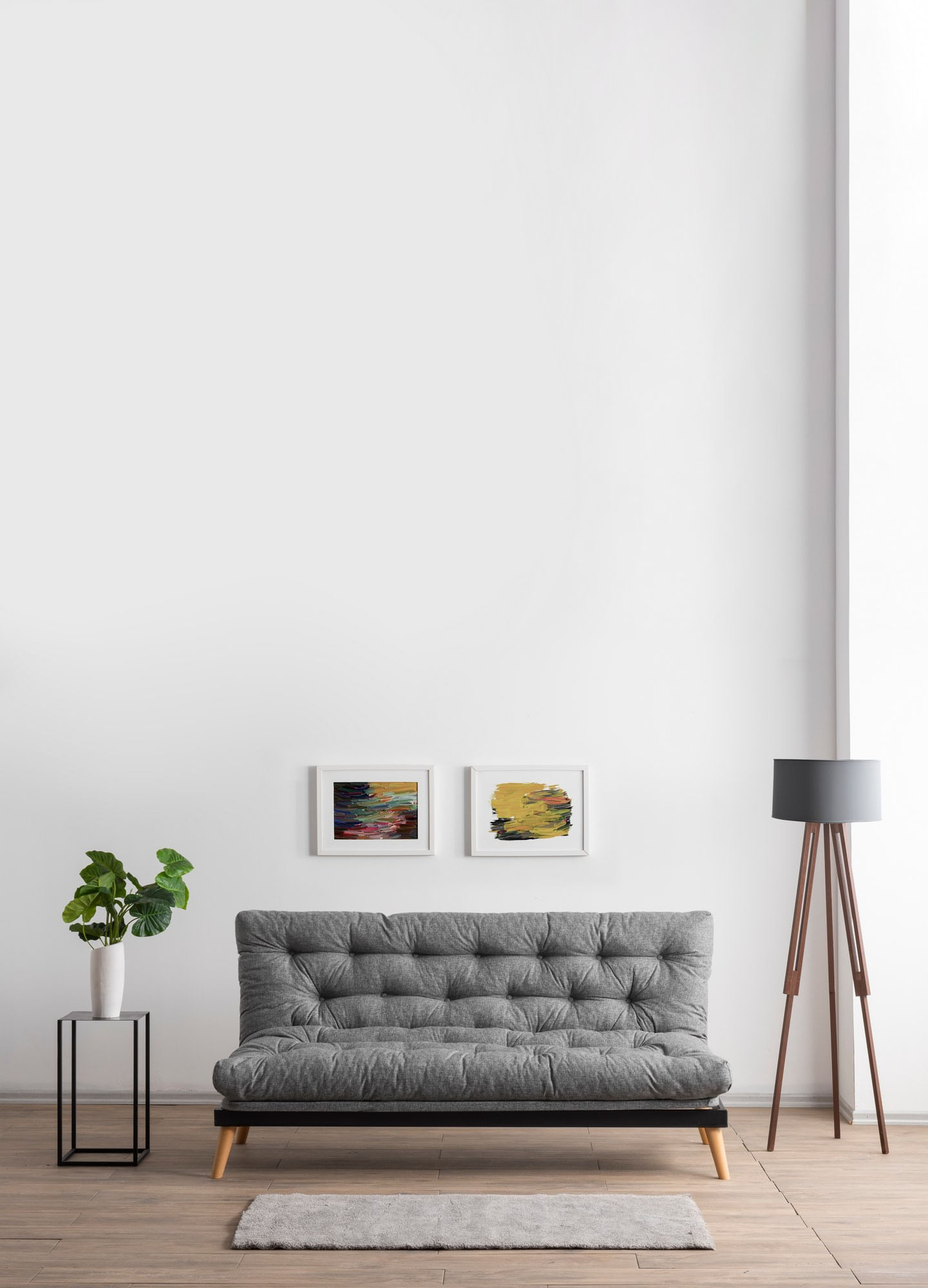 Canapea extensibila, Atelier Del Sofa, stofa in, gri deschis, 185x82x92 cm — imaginea 6