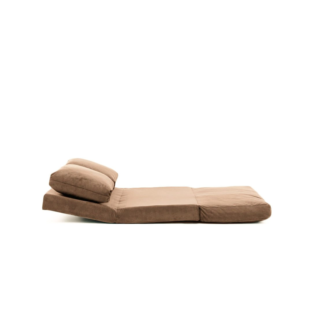 Canapea extensibila, Atelier Del Sofa, metal, poliester, maro deschis, 185x120 cm — imaginea 2