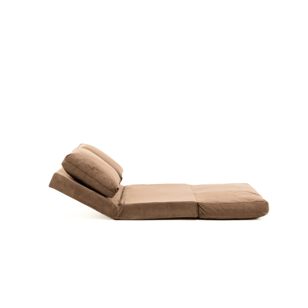 Canapea extensibila, Atelier Del Sofa, metal, poliester, maro deschis, 185x120 cm — imaginea 4