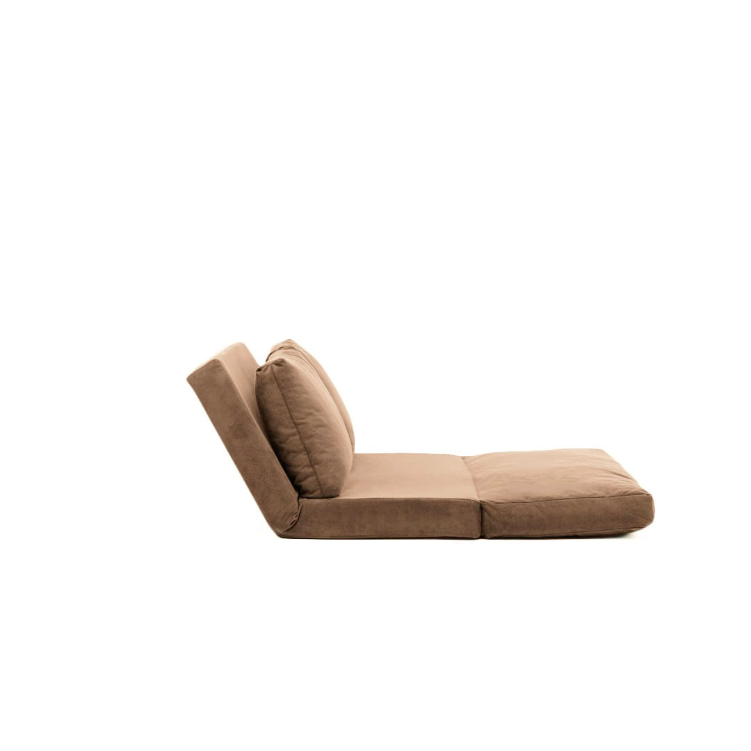 Canapea extensibila, Atelier Del Sofa, metal, poliester, maro deschis, 185x120 cm — imaginea 5