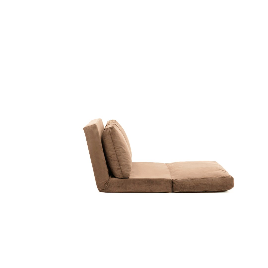 Canapea extensibila, Atelier Del Sofa, metal, poliester, maro deschis, 185x120 cm — imaginea 9