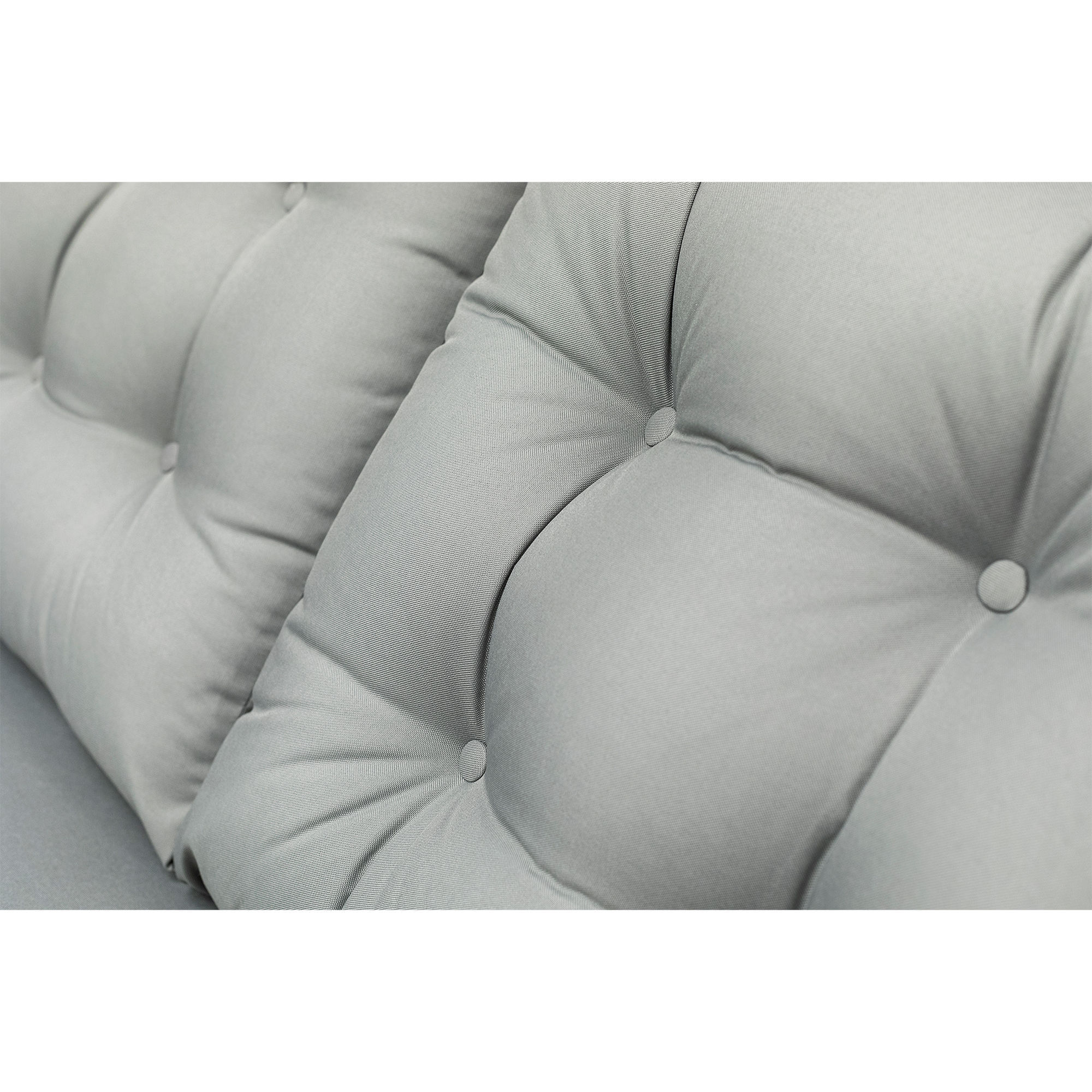 Balansoar de gradina, Hanah Home, lemn de pin, gri, 113x120x195 cm