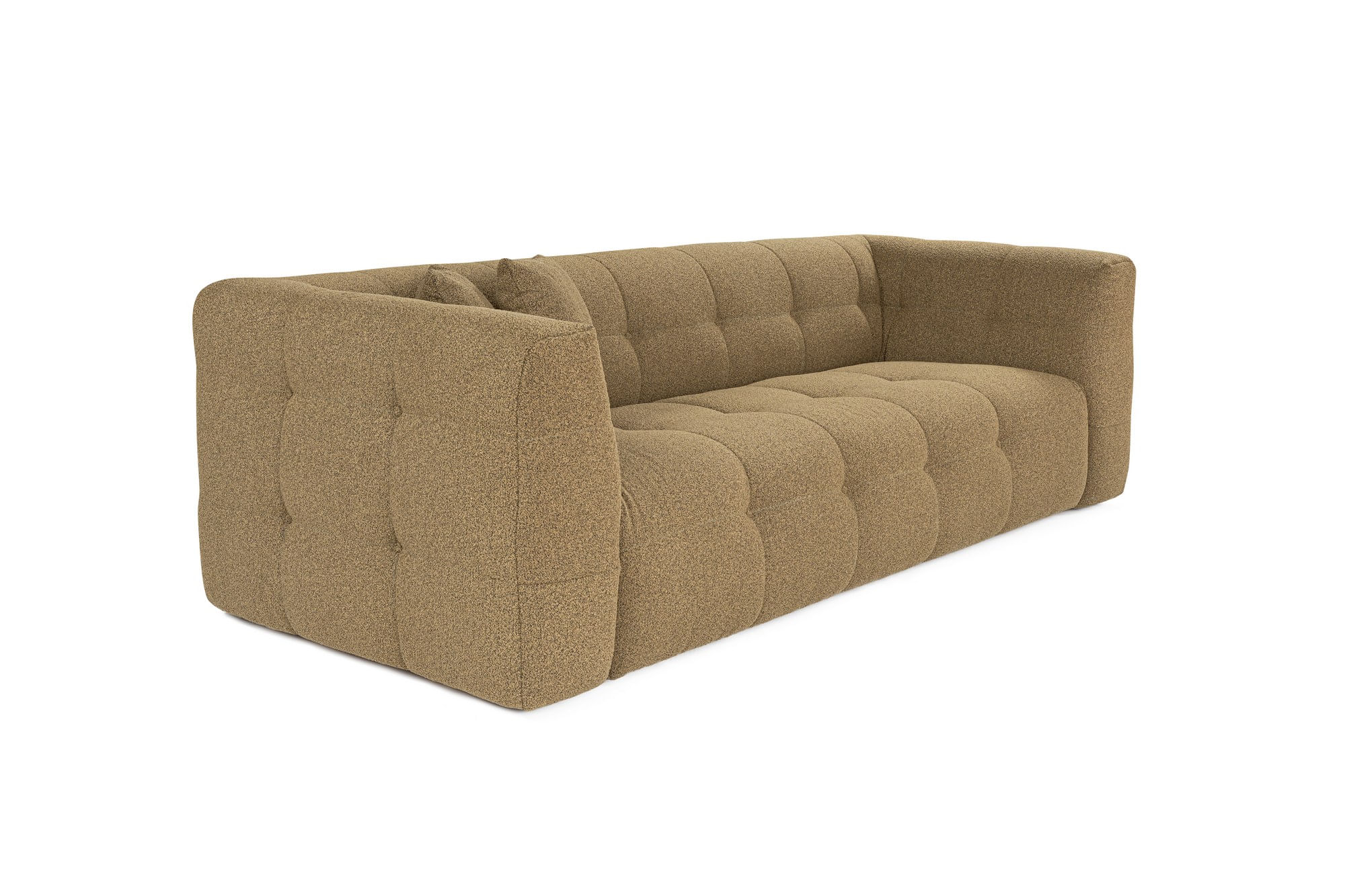 Canapea 3 locuri, Hanah Home, lemn fag si pal, kaki, 235x100x72 cm