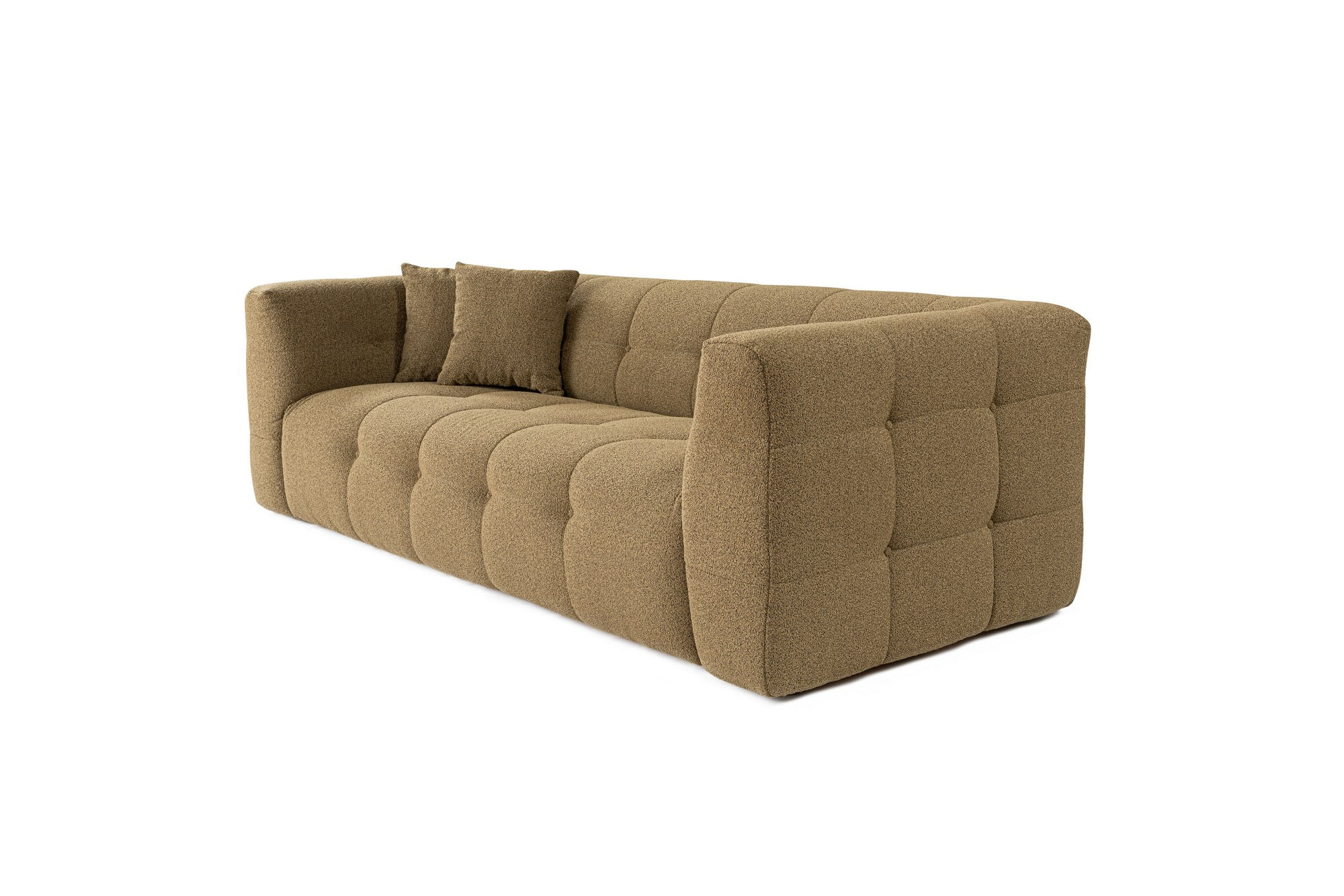 Canapea 3 locuri, Hanah Home, lemn fag si pal, kaki, 235x100x72 cm — imaginea 4