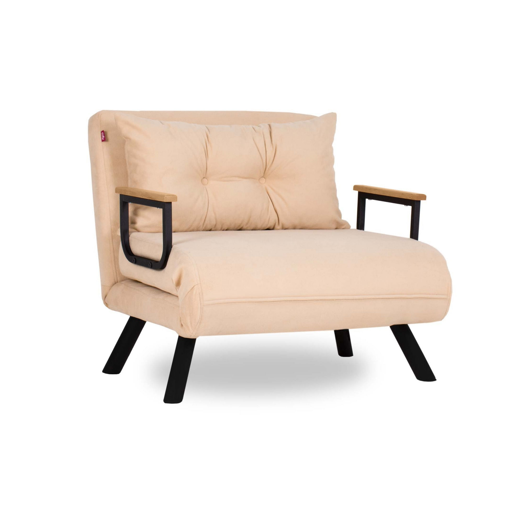 Canapea extensibila, Atelier Del Sofa, metal, crem, 175x60 cm — imaginea 5