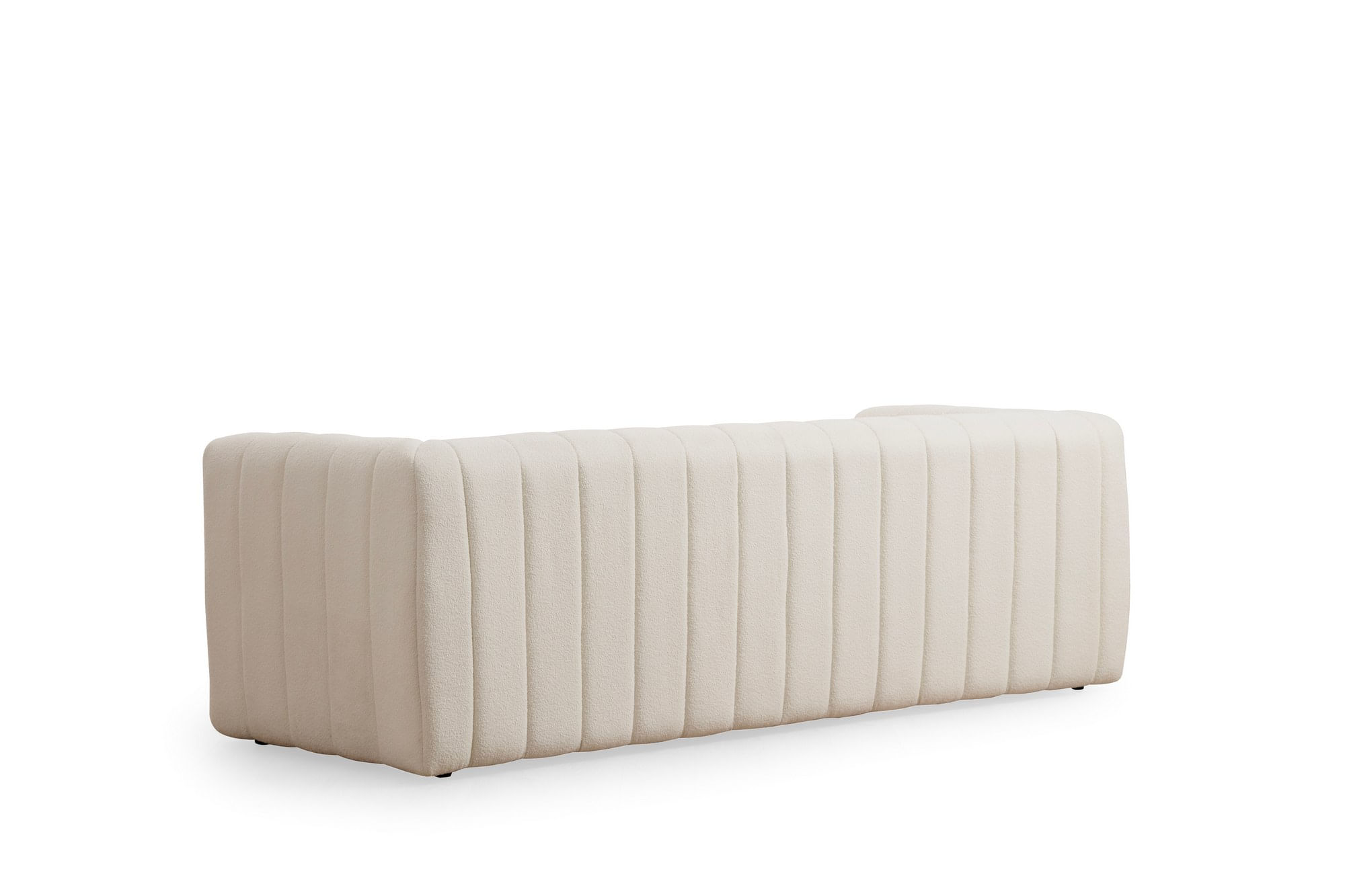 Canapea 3 locuri, Hanah Home, lemn fag si pal, crem, 225x90x75 cm — imaginea 6