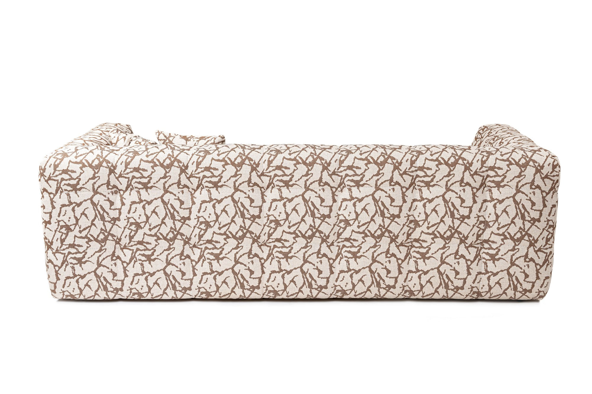 Canapea 3 locuri, Hanah Home, lemn fag si pal, cafeniu, 235x100x72 cm — imaginea 2