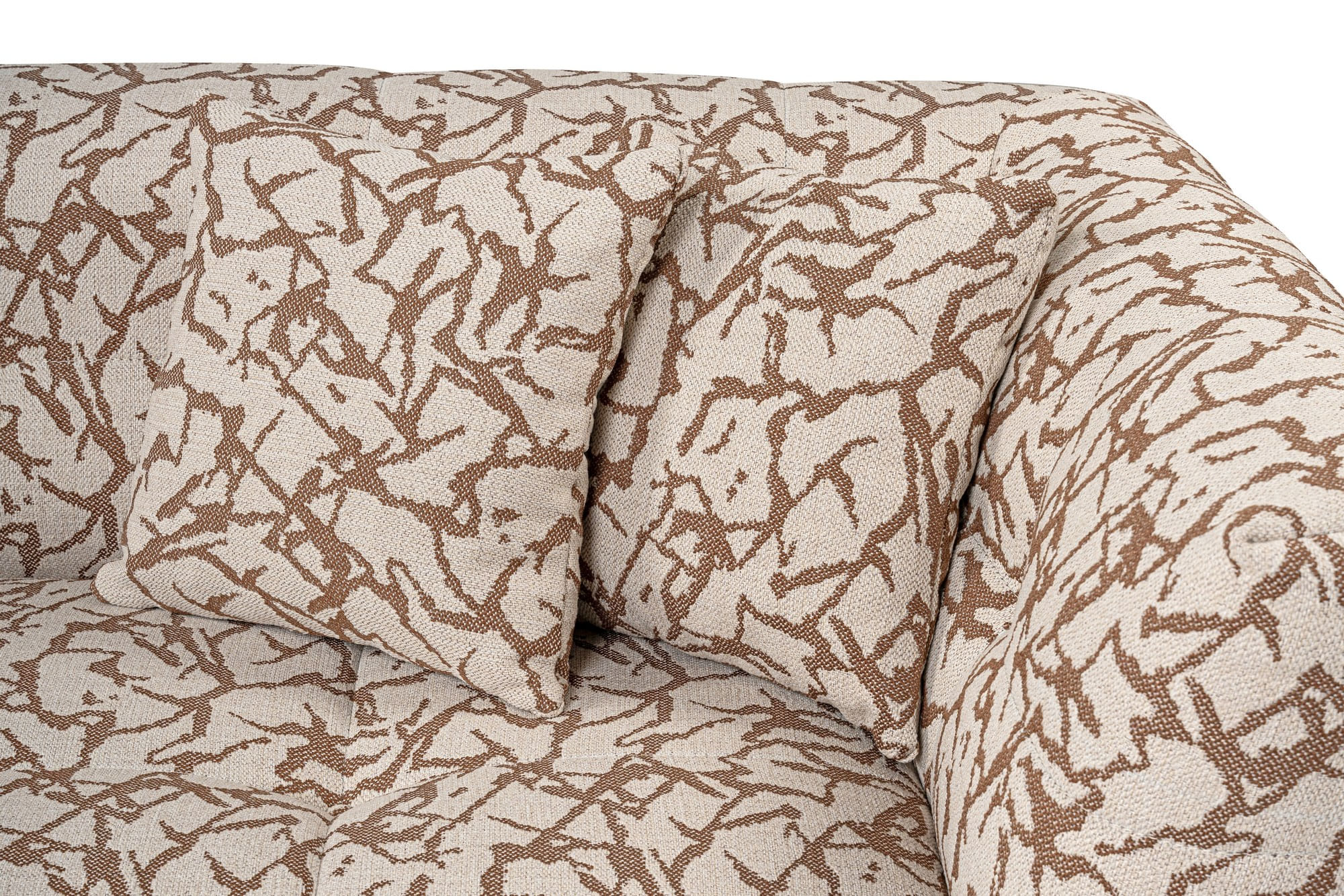 Canapea 3 locuri, Hanah Home, lemn fag si pal, cafeniu, 235x100x72 cm — imaginea 17