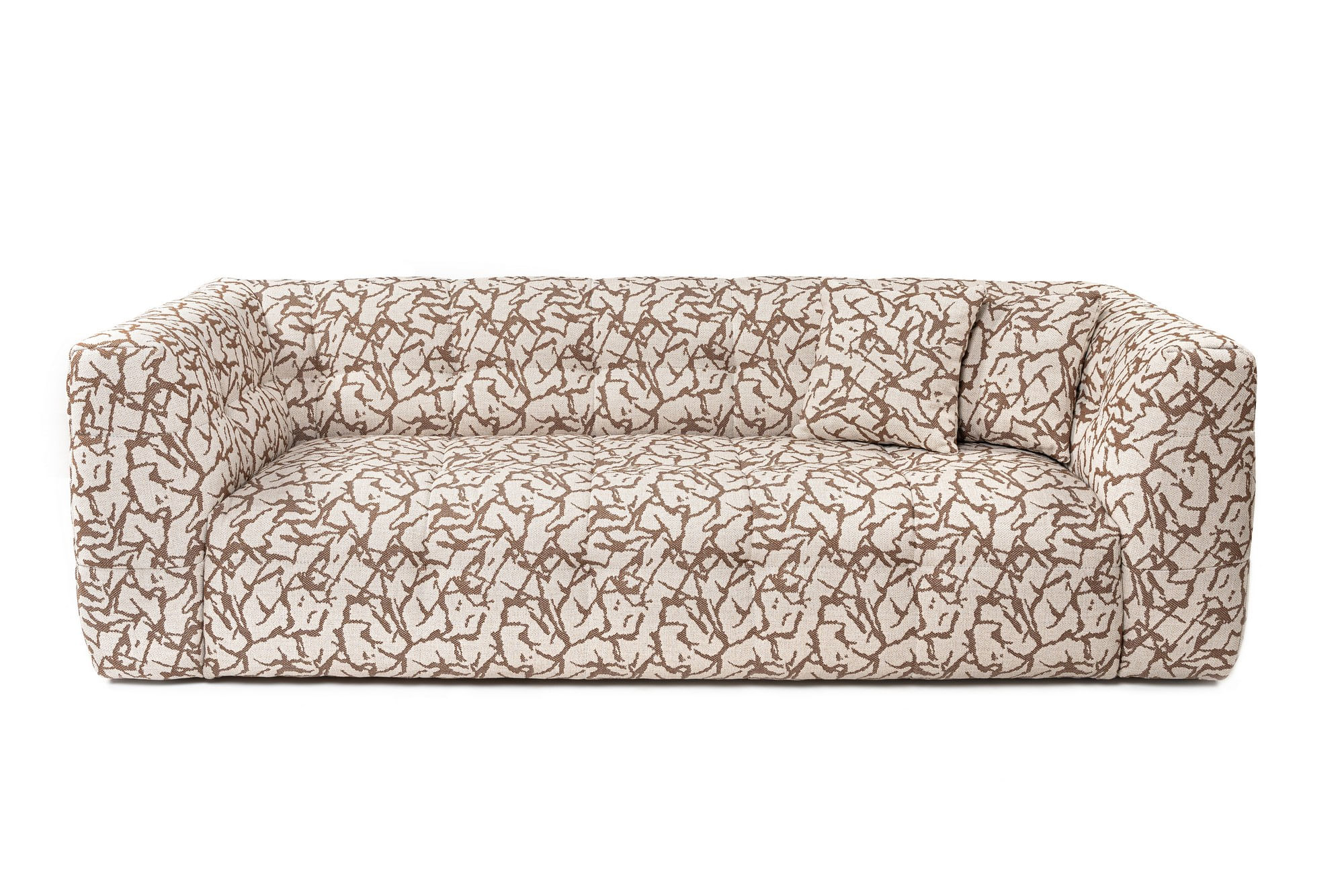 Canapea 3 locuri, Hanah Home, lemn fag si pal, cafeniu, 235x100x72 cm — imaginea 19