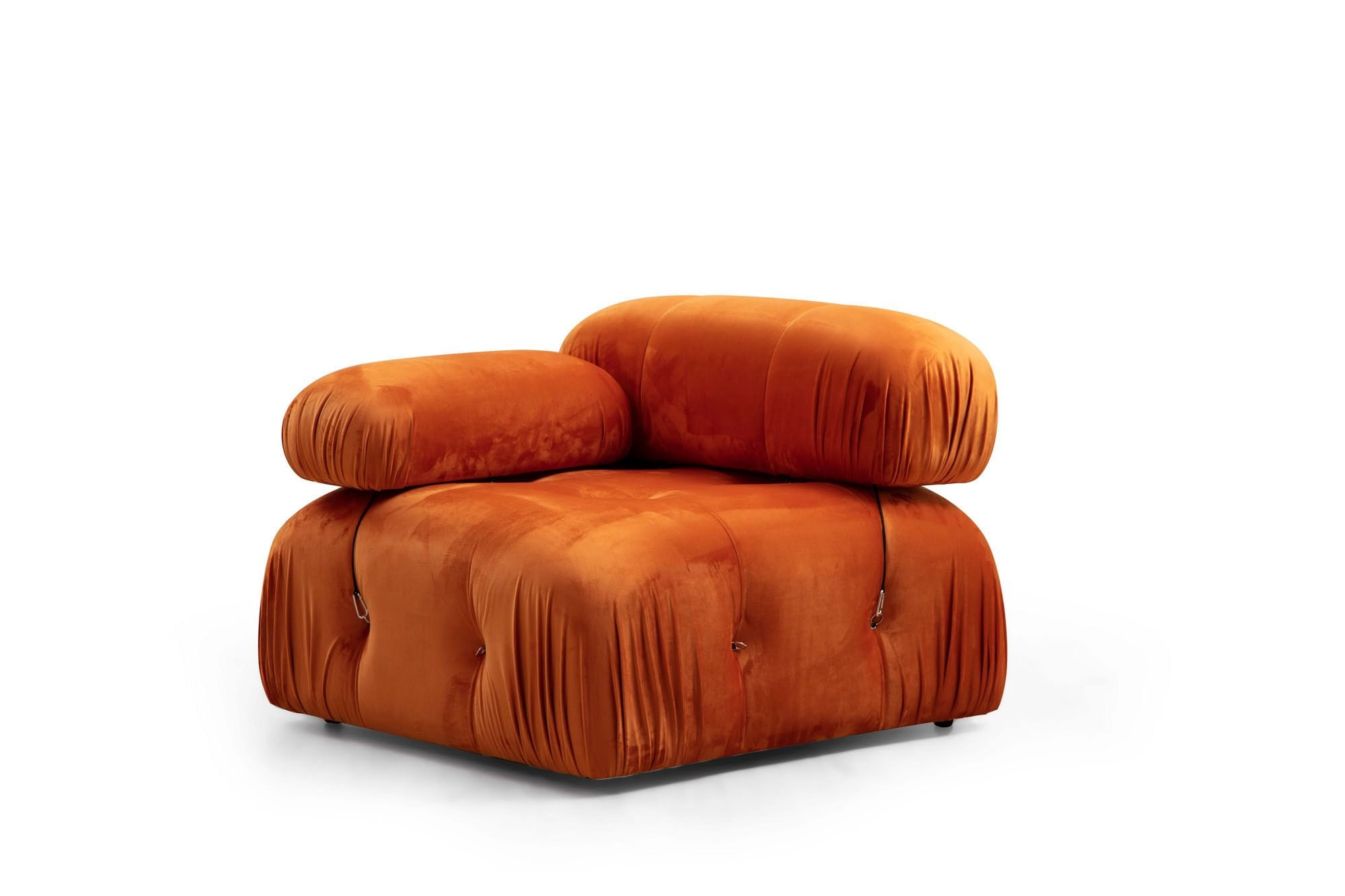 Canapea 1 loc, Hanah Home, lemn fag, portocaliu, 95x95x75 cm, 560ARE1424 — imaginea 5