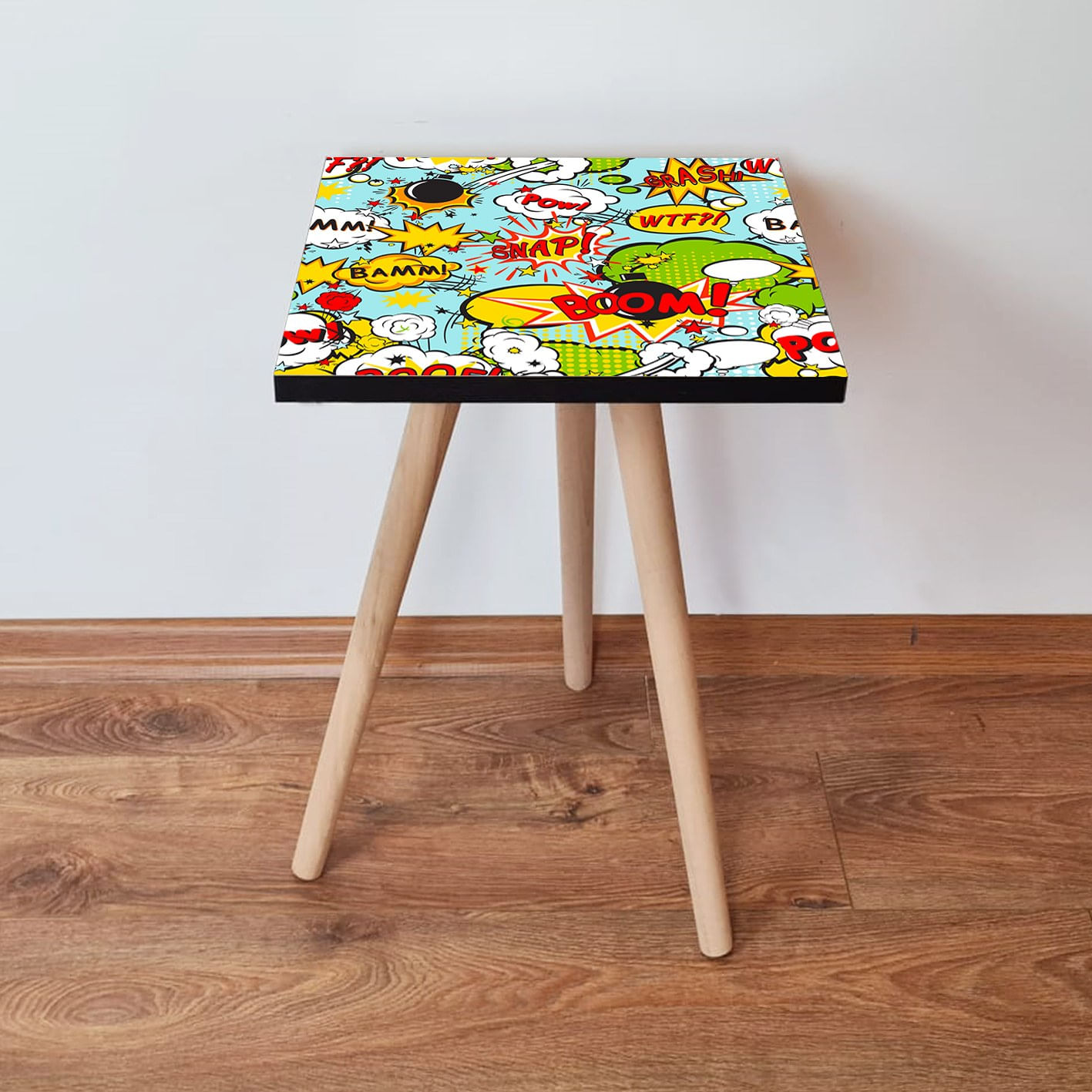 Masuta de cafea, Hanah Home, mdf, multicolor, 35x35x42 cm, 481LNA2175