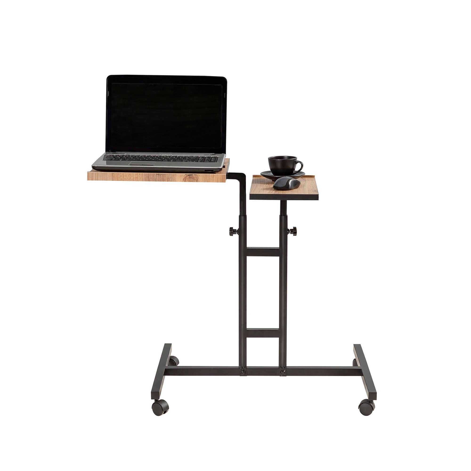 Birou reglabil pentru laptop, Hanah Home, pal melaminat, pin atlantic si negru, 67x45.5x87 cm, 863SPH2813 — imaginea 14