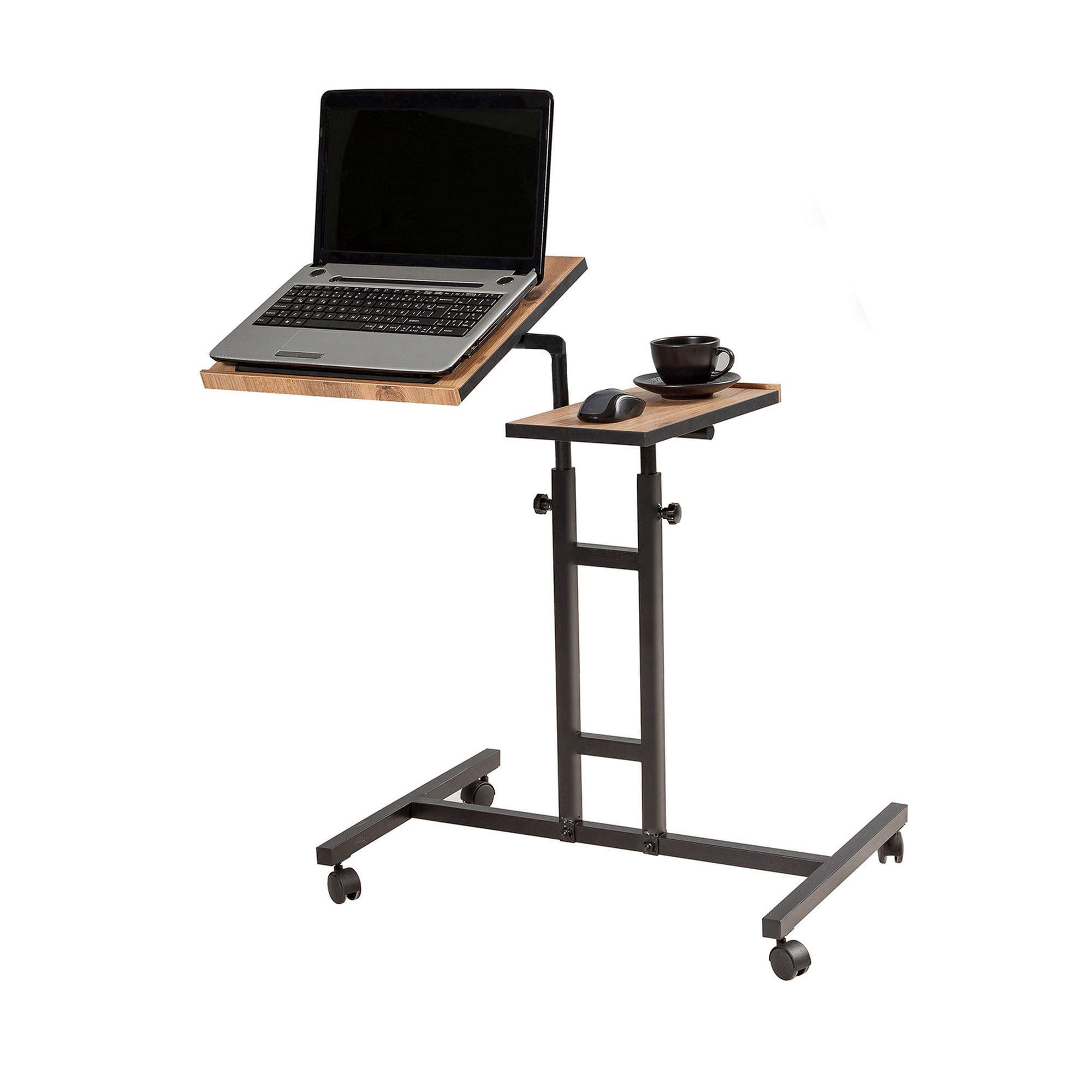 Birou reglabil pentru laptop, Hanah Home, pal melaminat, pin atlantic si negru, 67x45.5x87 cm, 863SPH2813 — imaginea 15