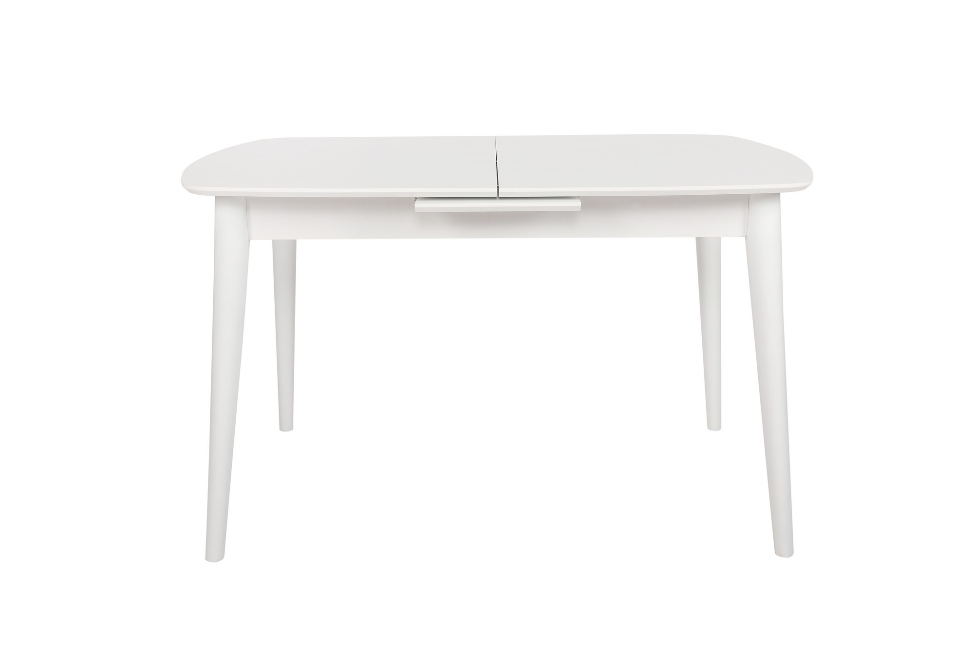 Masa extensibila dining, Hanah Home, mdf, alb, 130-160x80x75 cm — imaginea 2
