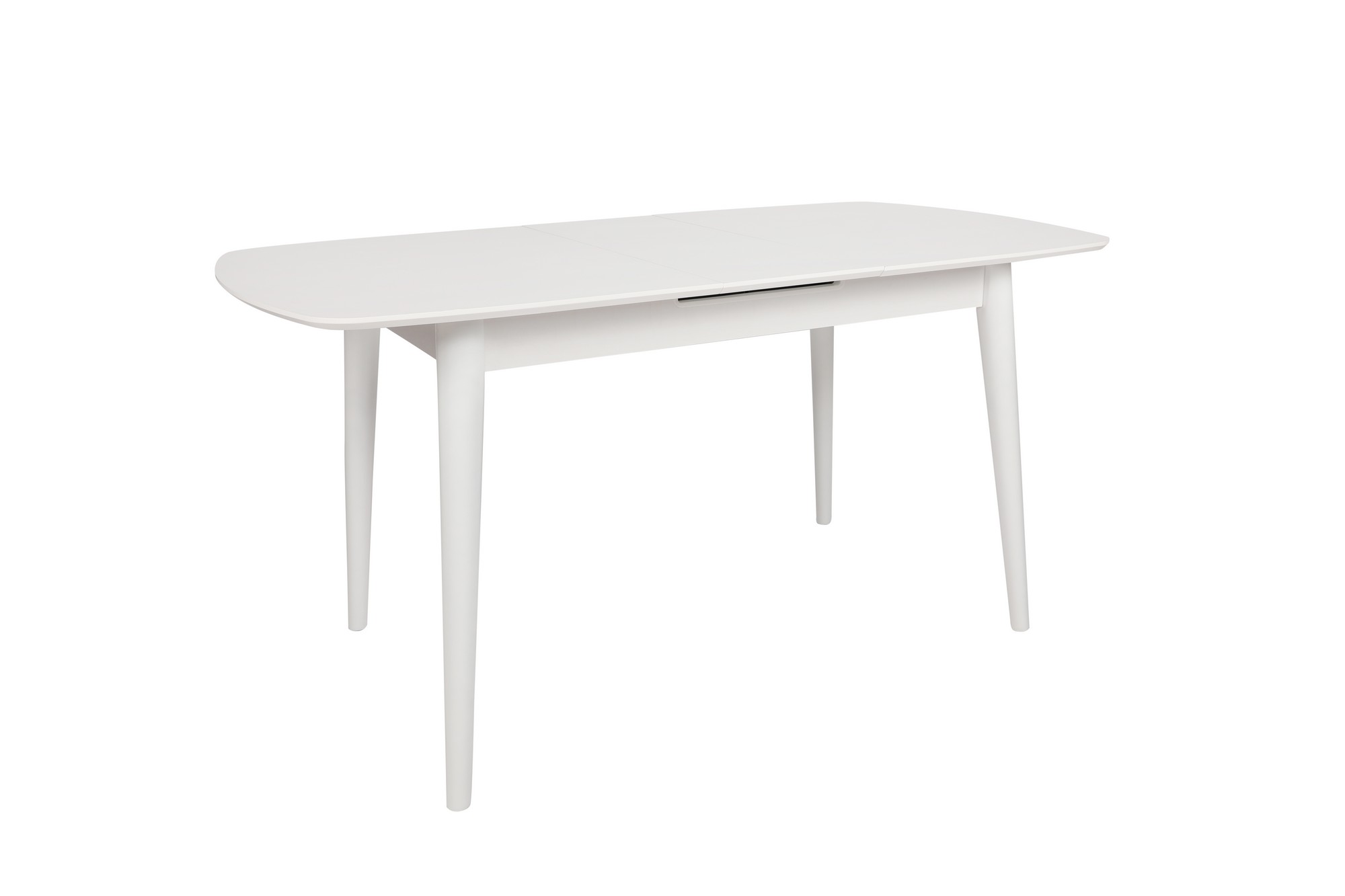 Masa extensibila dining, Hanah Home, mdf, alb, 130-160x80x75 cm — imaginea 3