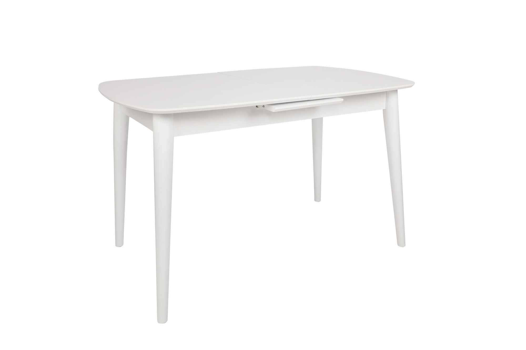 Masa extensibila dining, Hanah Home, mdf, alb, 130-160x80x75 cm — imaginea 5