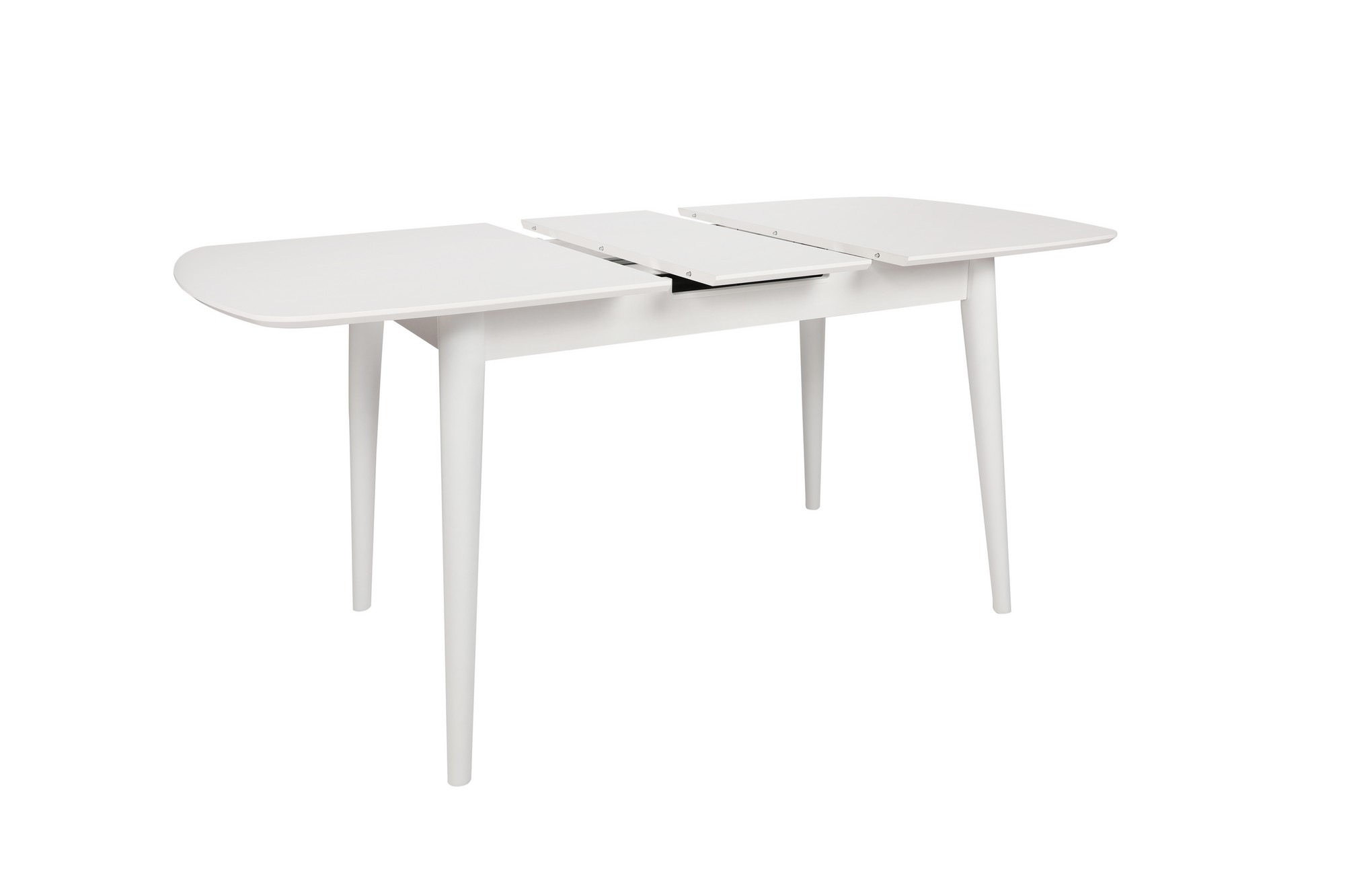 Masa extensibila dining, Hanah Home, mdf, alb, 130-160x80x75 cm — imaginea 6