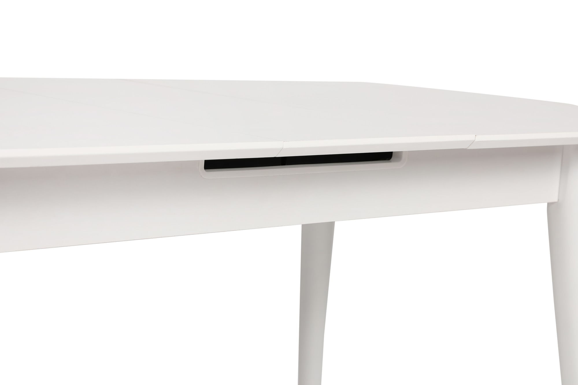 Masa extensibila dining, Hanah Home, mdf, alb, 130-160x80x75 cm — imaginea 9