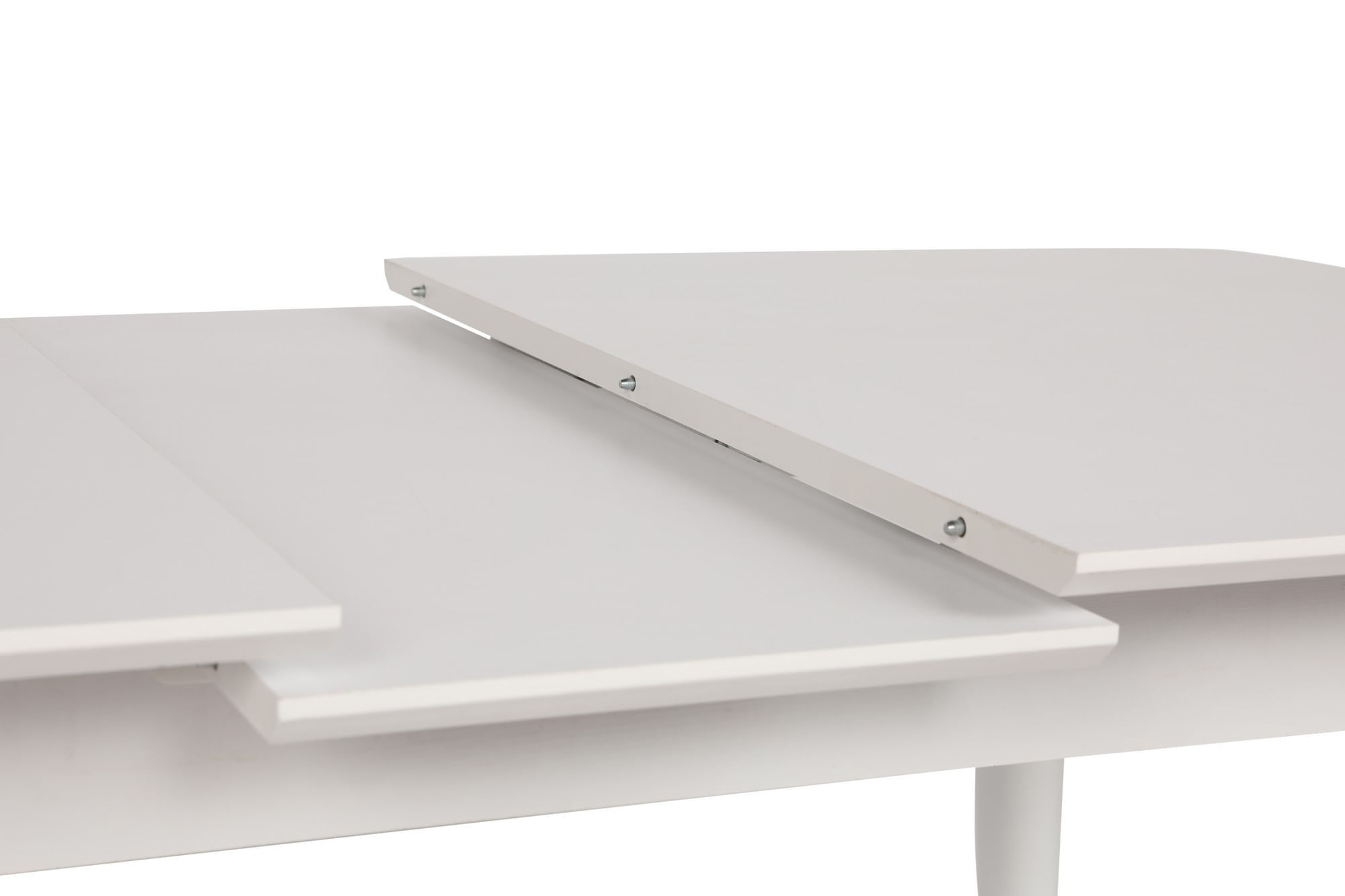 Masa extensibila dining, Hanah Home, mdf, alb, 130-160x80x75 cm — imaginea 12